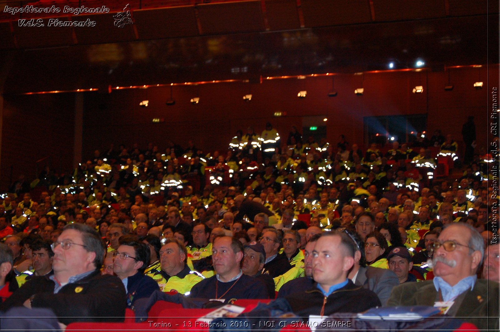 Torino - 13 Febbraio 2010 - NOI CI SIAMO SEMPRE - Il volontariato di protezione civile, una risorsa per la societ -  Croce Rossa Italiana - Ispettorato Regionale Volontari del Soccorso Piemonte