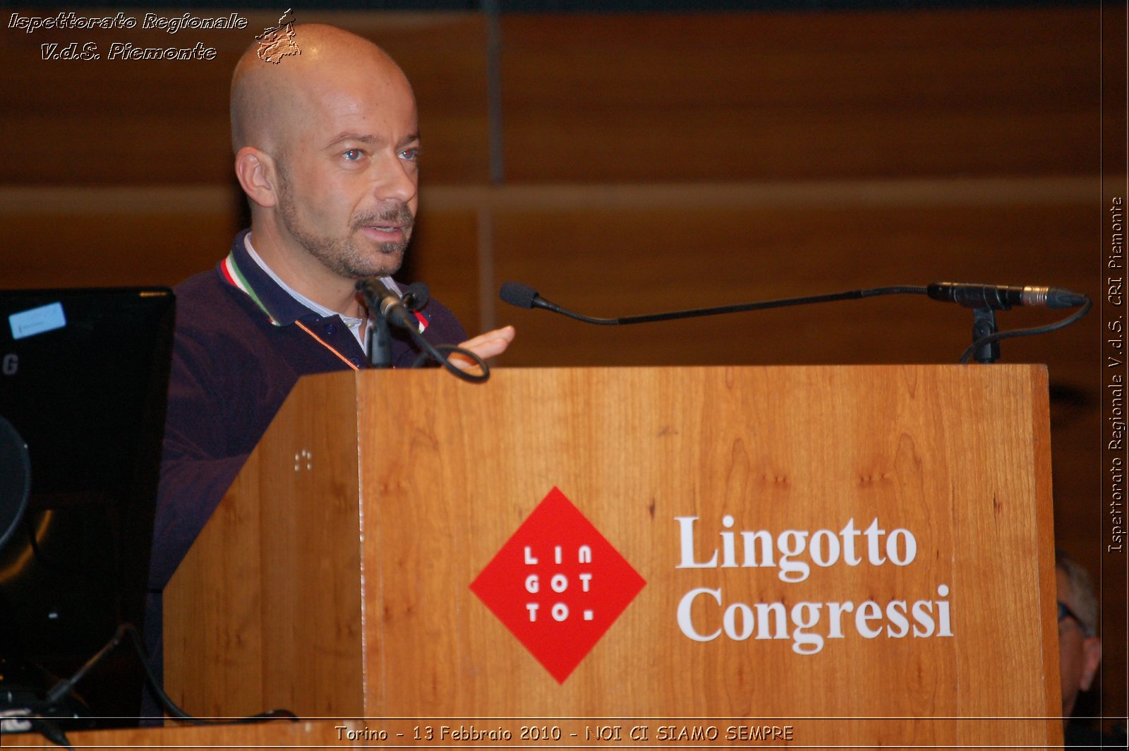 Torino - 13 Febbraio 2010 - NOI CI SIAMO SEMPRE - Il volontariato di protezione civile, una risorsa per la societ -  Croce Rossa Italiana - Ispettorato Regionale Volontari del Soccorso Piemonte