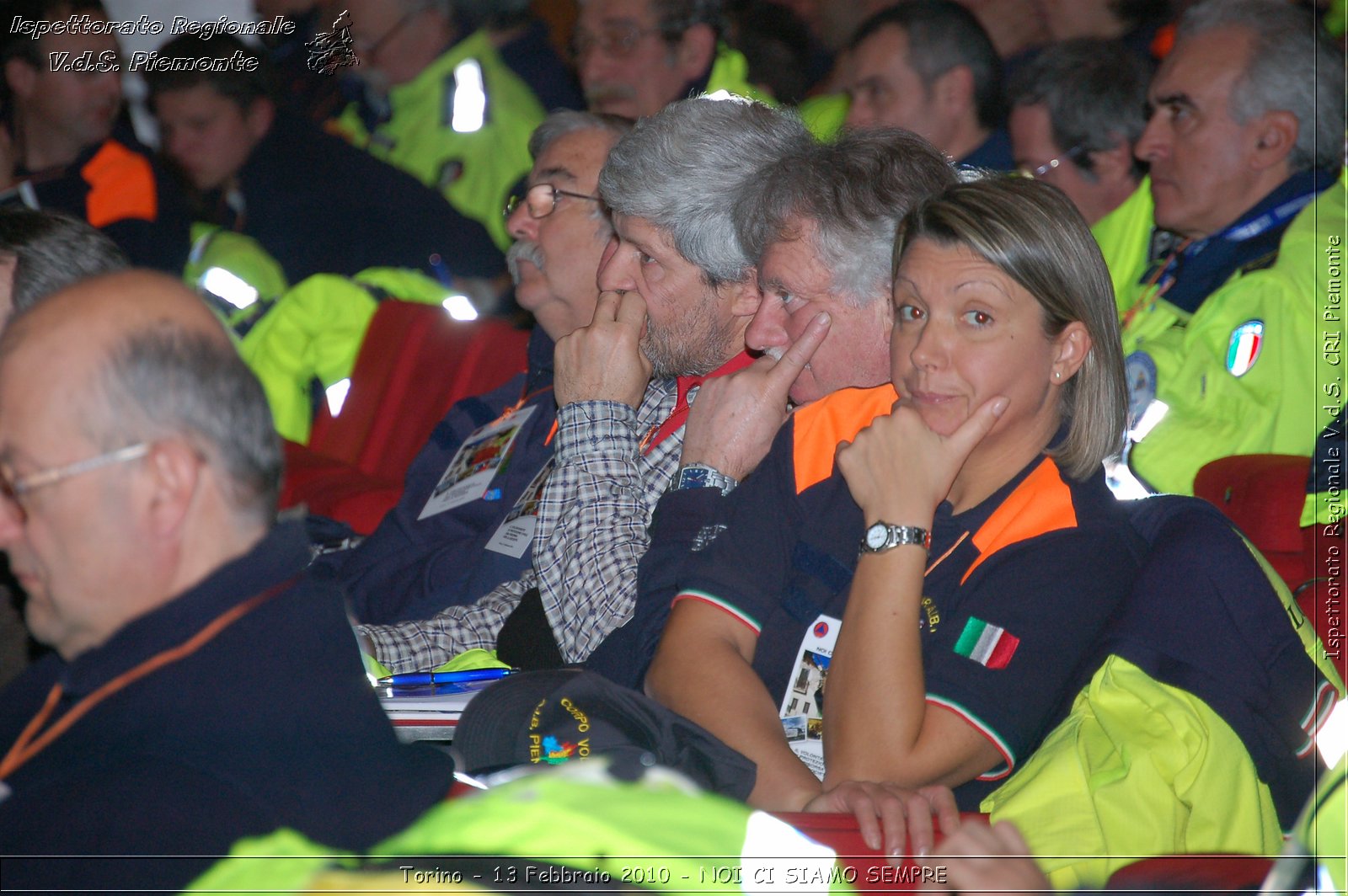 Torino - 13 Febbraio 2010 - NOI CI SIAMO SEMPRE - Il volontariato di protezione civile, una risorsa per la societ -  Croce Rossa Italiana - Ispettorato Regionale Volontari del Soccorso Piemonte