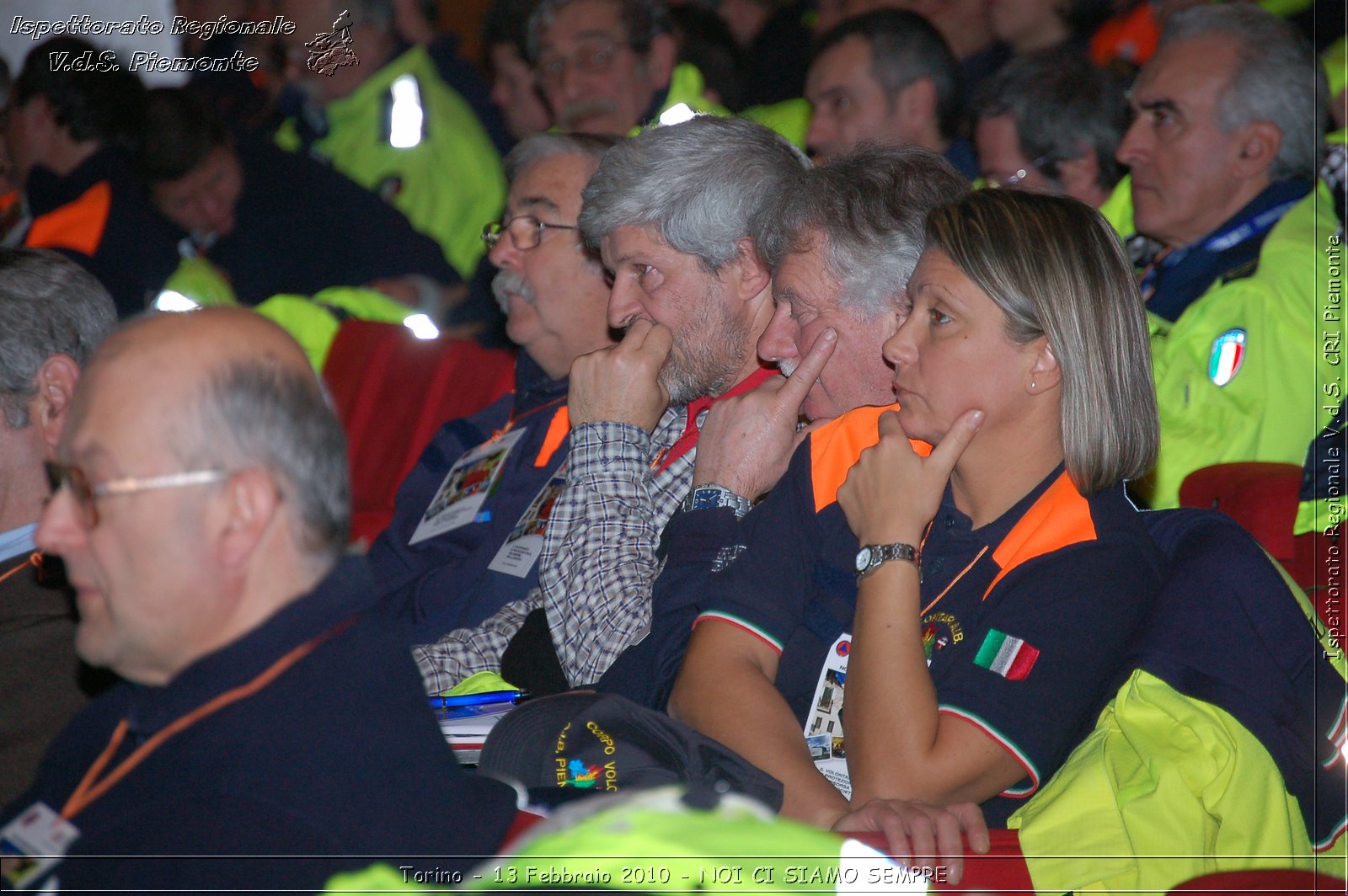 Torino - 13 Febbraio 2010 - NOI CI SIAMO SEMPRE - Il volontariato di protezione civile, una risorsa per la societ -  Croce Rossa Italiana - Ispettorato Regionale Volontari del Soccorso Piemonte