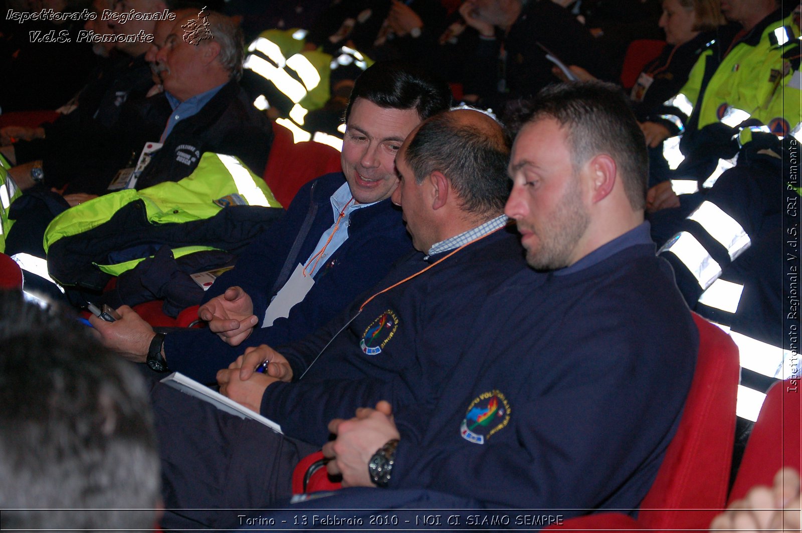 Torino - 13 Febbraio 2010 - NOI CI SIAMO SEMPRE - Il volontariato di protezione civile, una risorsa per la societ -  Croce Rossa Italiana - Ispettorato Regionale Volontari del Soccorso Piemonte