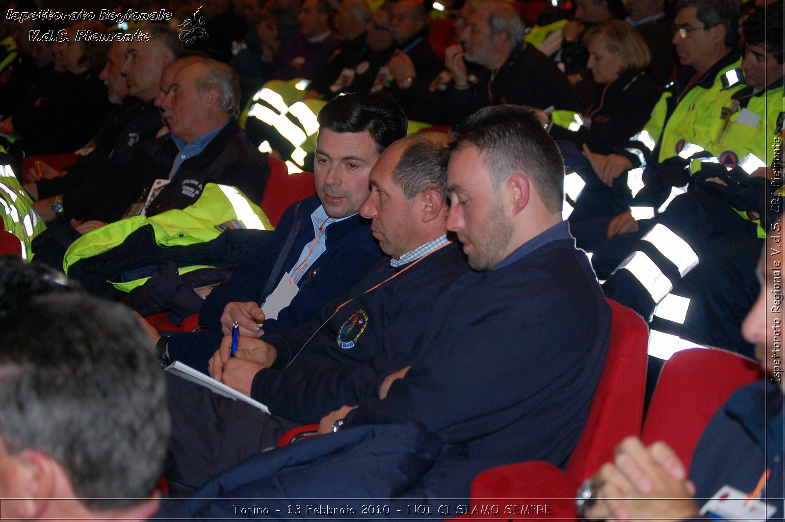 Torino - 13 Febbraio 2010 - NOI CI SIAMO SEMPRE - Il volontariato di protezione civile, una risorsa per la societ -  Croce Rossa Italiana - Ispettorato Regionale Volontari del Soccorso Piemonte