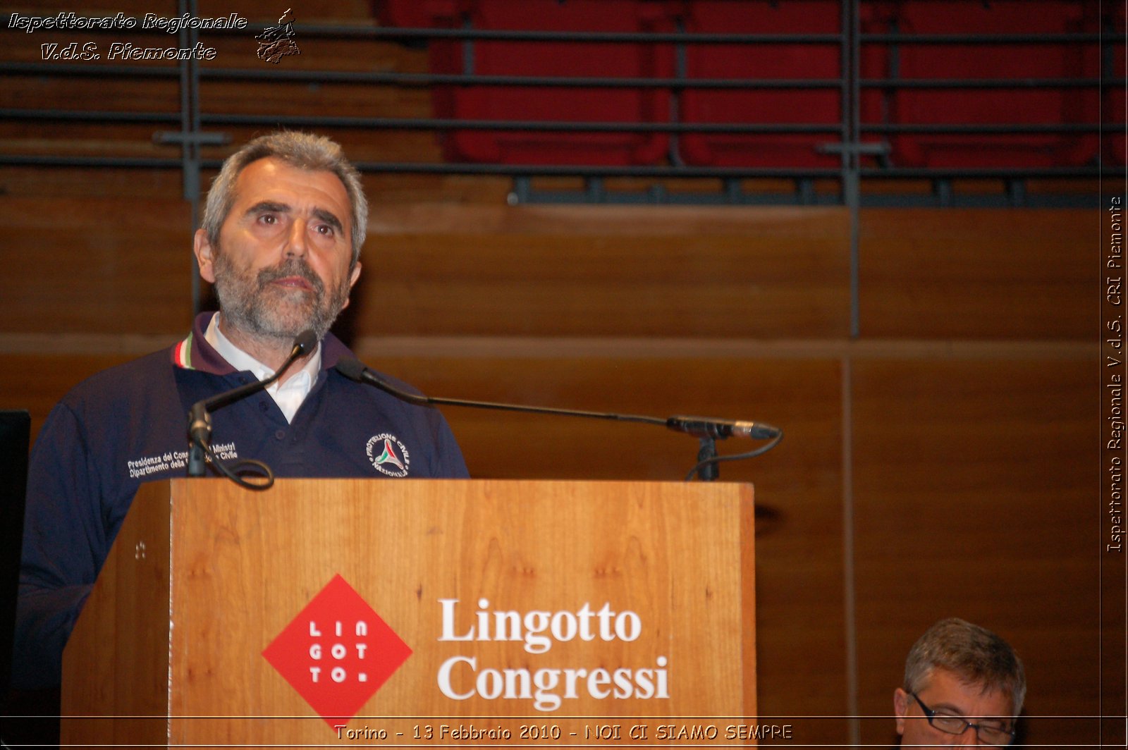 Torino - 13 Febbraio 2010 - NOI CI SIAMO SEMPRE - Il volontariato di protezione civile, una risorsa per la societ -  Croce Rossa Italiana - Ispettorato Regionale Volontari del Soccorso Piemonte