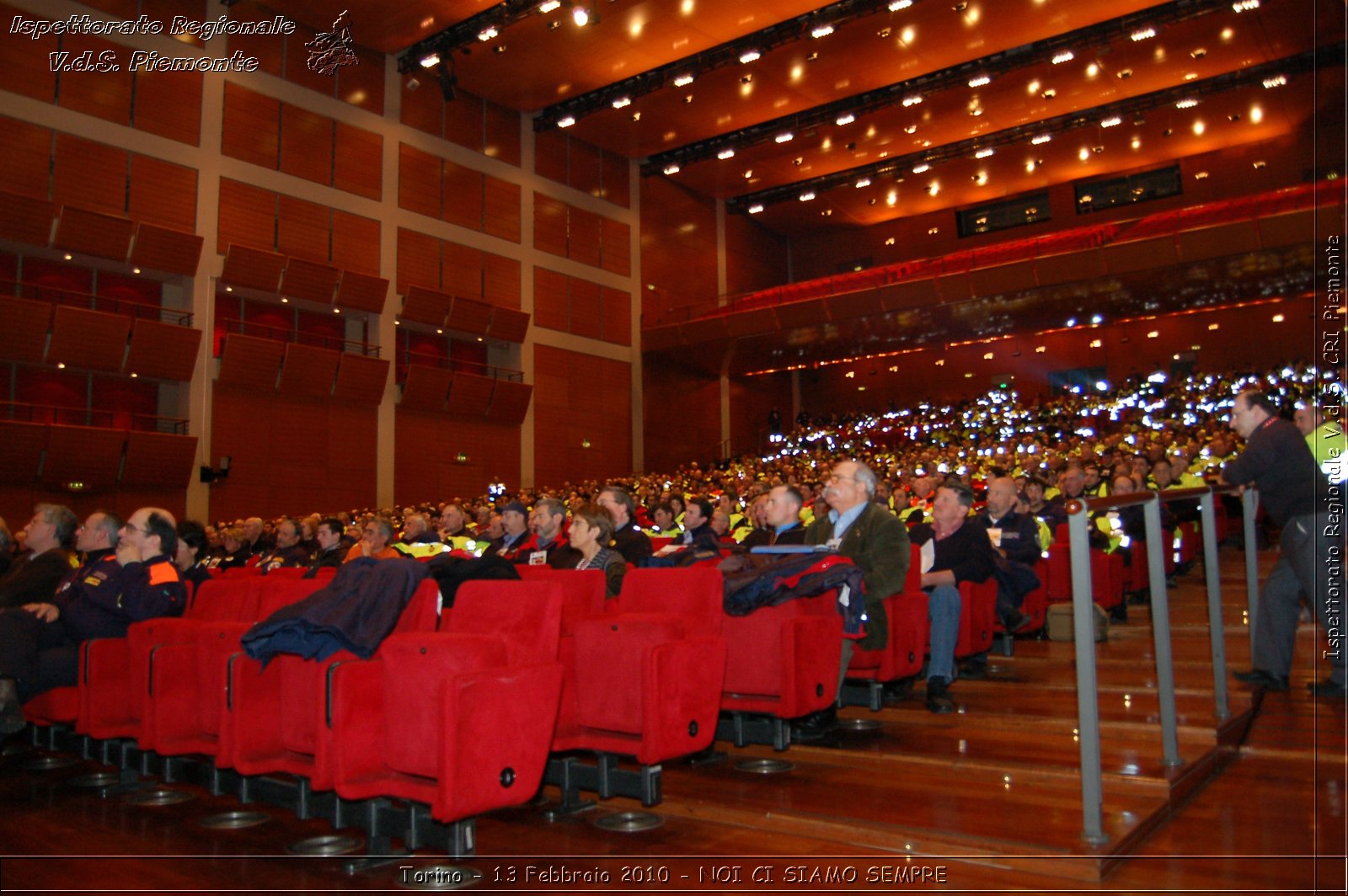 Torino - 13 Febbraio 2010 - NOI CI SIAMO SEMPRE - Il volontariato di protezione civile, una risorsa per la societ -  Croce Rossa Italiana - Ispettorato Regionale Volontari del Soccorso Piemonte