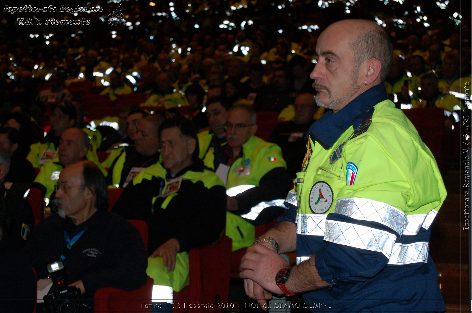 Torino - 13 Febbraio 2010 - NOI CI SIAMO SEMPRE - Il volontariato di protezione civile, una risorsa per la societ -  Croce Rossa Italiana - Ispettorato Regionale Volontari del Soccorso Piemonte