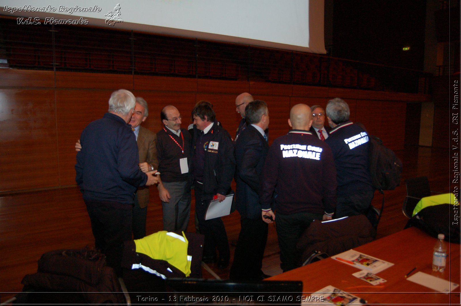 Torino - 13 Febbraio 2010 - NOI CI SIAMO SEMPRE - Il volontariato di protezione civile, una risorsa per la societ -  Croce Rossa Italiana - Ispettorato Regionale Volontari del Soccorso Piemonte