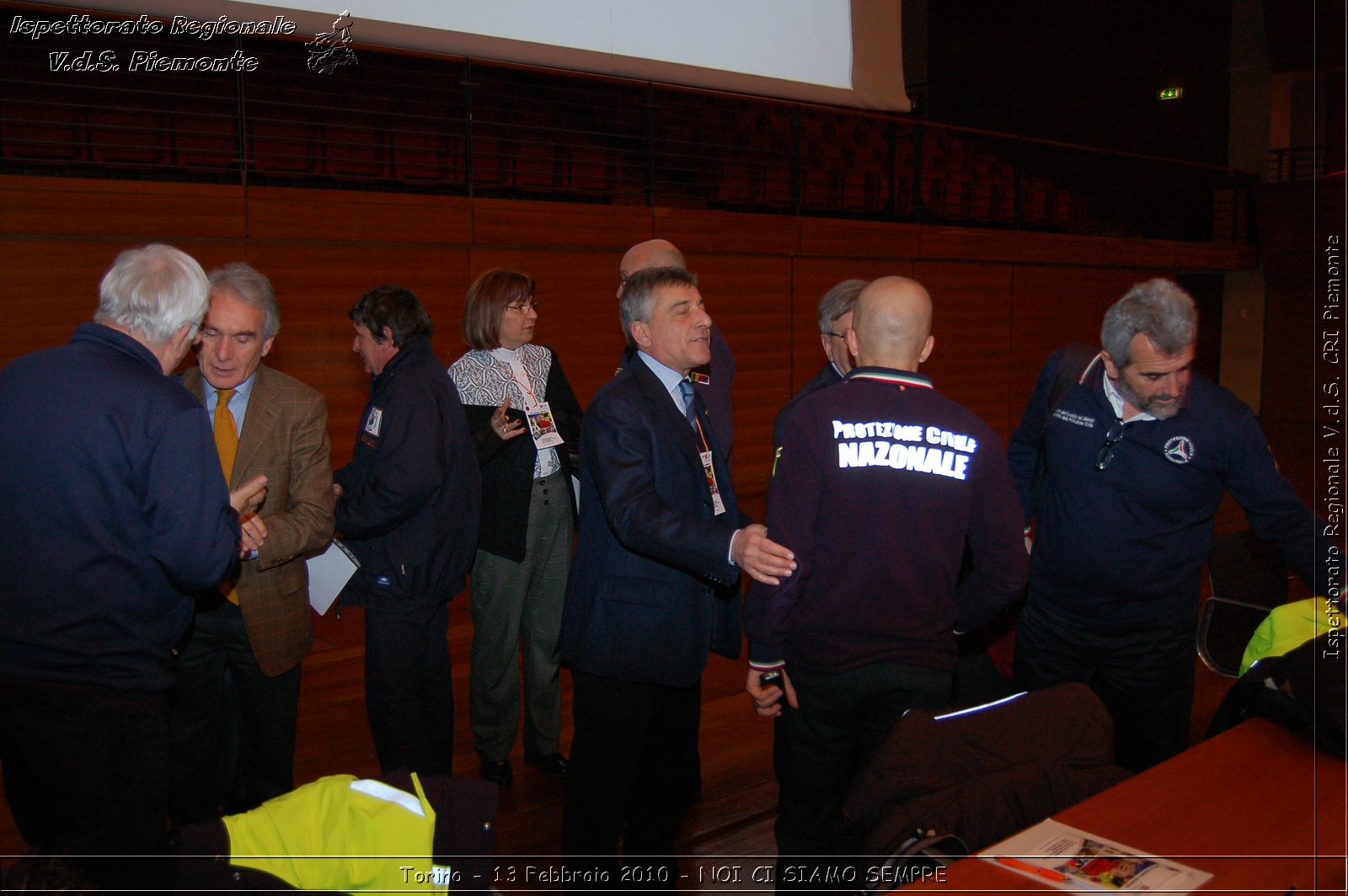 Torino - 13 Febbraio 2010 - NOI CI SIAMO SEMPRE - Il volontariato di protezione civile, una risorsa per la societ -  Croce Rossa Italiana - Ispettorato Regionale Volontari del Soccorso Piemonte