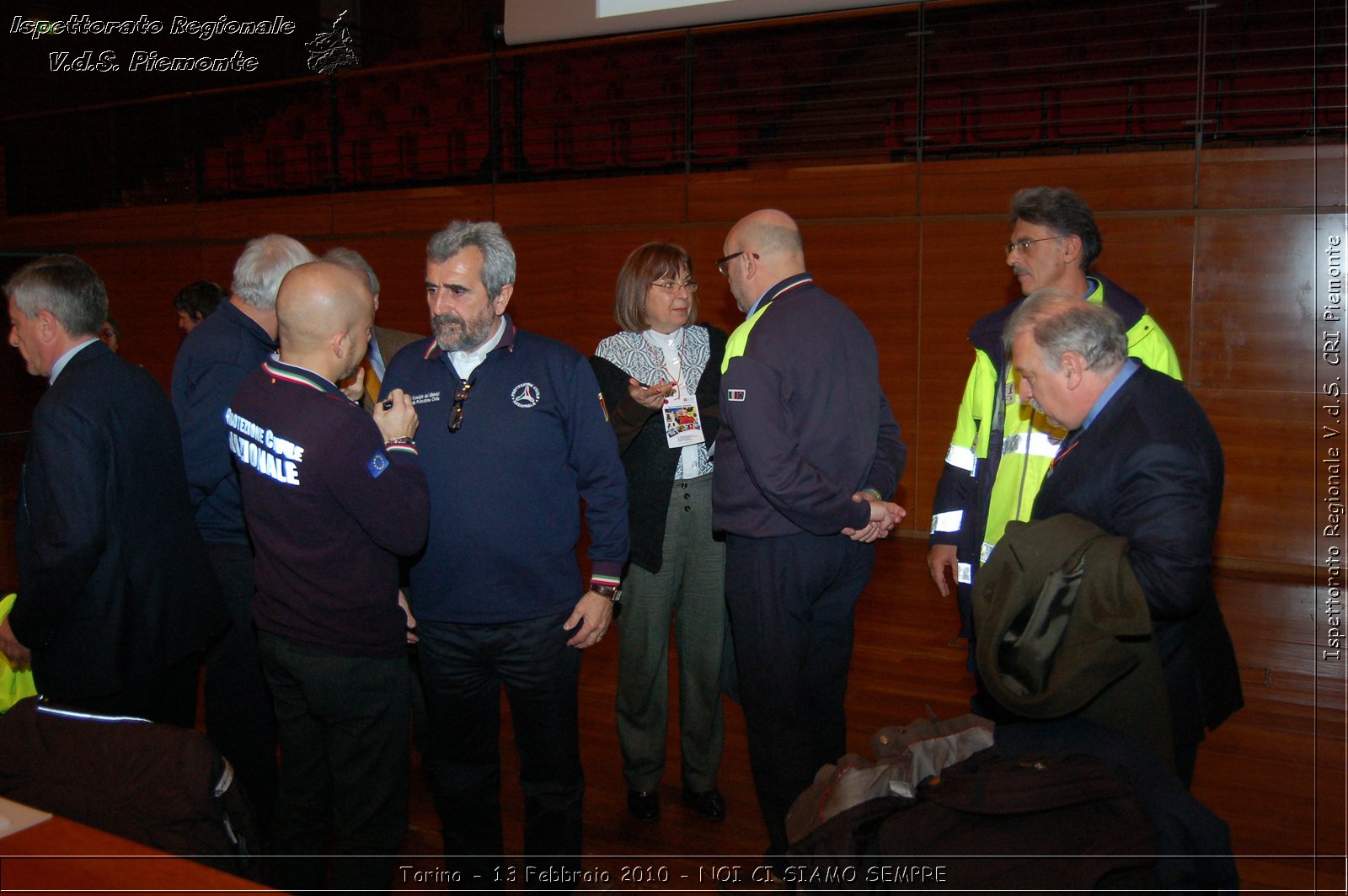 Torino - 13 Febbraio 2010 - NOI CI SIAMO SEMPRE - Il volontariato di protezione civile, una risorsa per la societ -  Croce Rossa Italiana - Ispettorato Regionale Volontari del Soccorso Piemonte