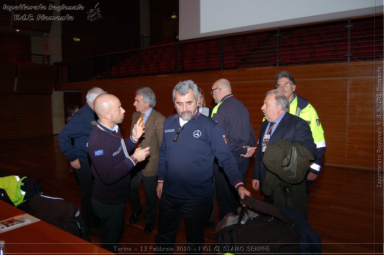 Torino - 13 Febbraio 2010 - NOI CI SIAMO SEMPRE - Il volontariato di protezione civile, una risorsa per la societ -  Croce Rossa Italiana - Ispettorato Regionale Volontari del Soccorso Piemonte