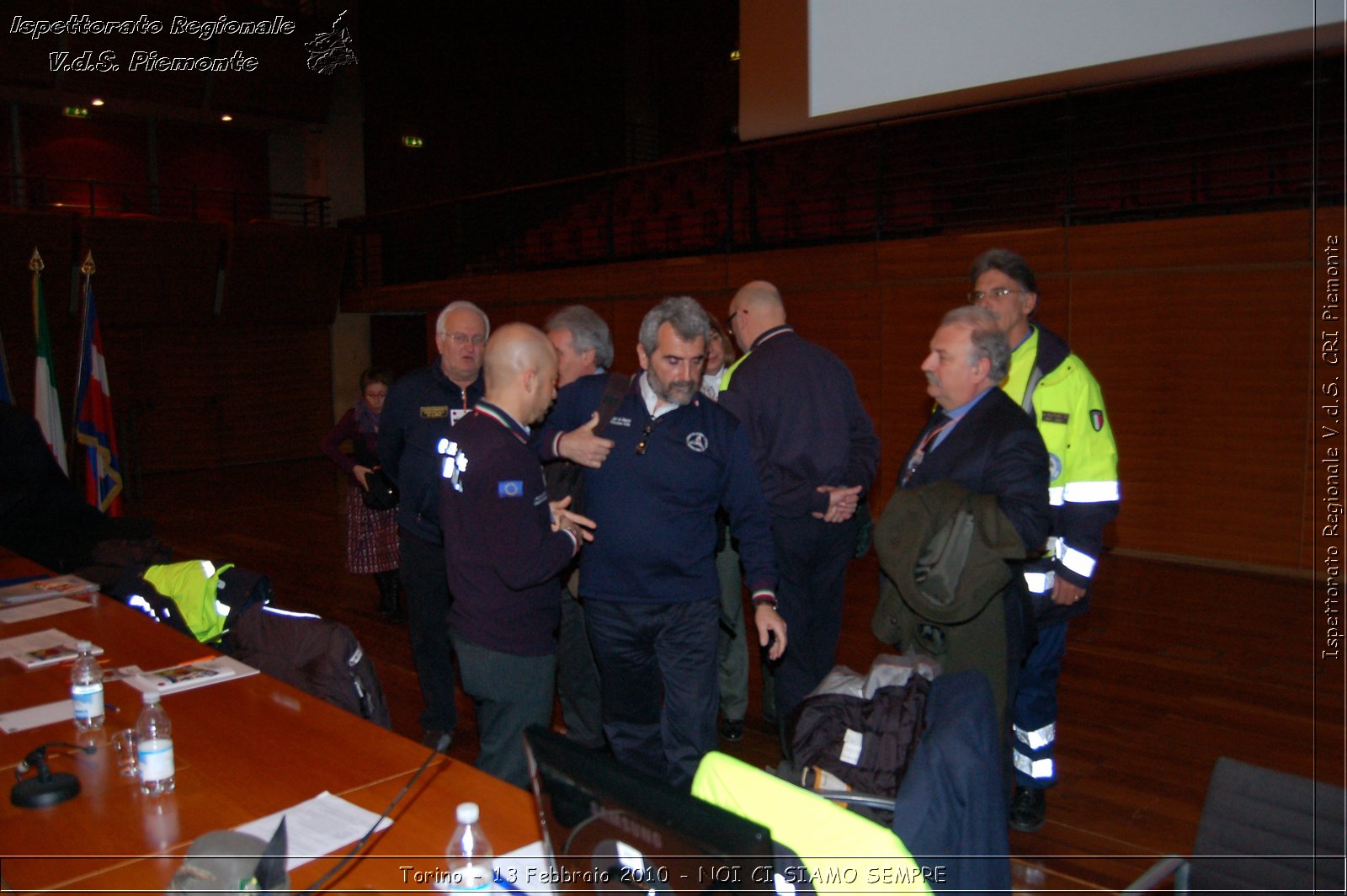 Torino - 13 Febbraio 2010 - NOI CI SIAMO SEMPRE - Il volontariato di protezione civile, una risorsa per la societ -  Croce Rossa Italiana - Ispettorato Regionale Volontari del Soccorso Piemonte