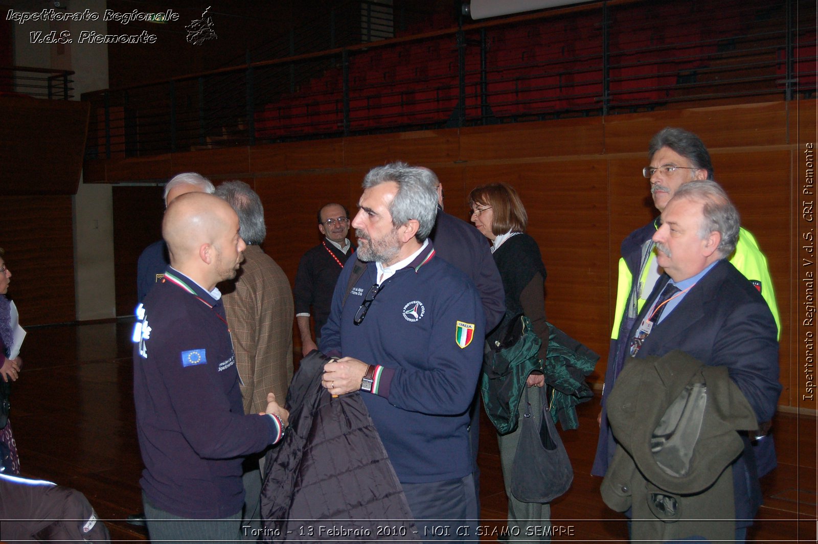 Torino - 13 Febbraio 2010 - NOI CI SIAMO SEMPRE - Il volontariato di protezione civile, una risorsa per la societ -  Croce Rossa Italiana - Ispettorato Regionale Volontari del Soccorso Piemonte