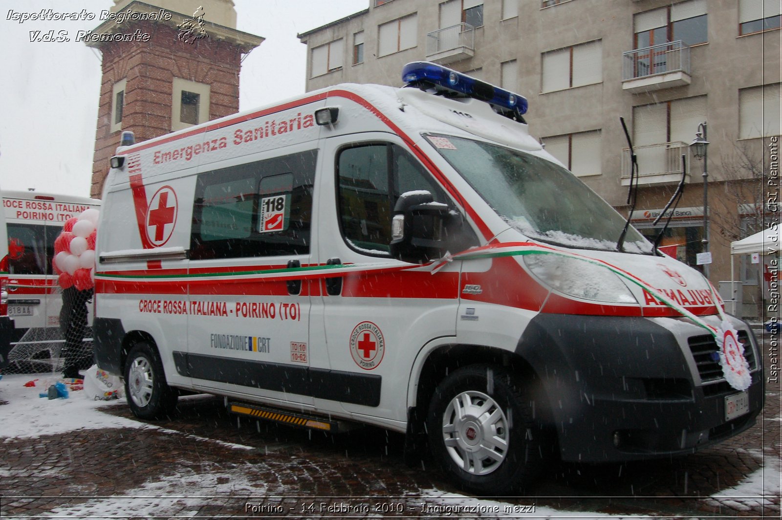 Poirino - 14 Febbraio 2010 - Inaugurazione mezzi -  Croce Rossa Italiana - Ispettorato Regionale Volontari del Soccorso Piemonte