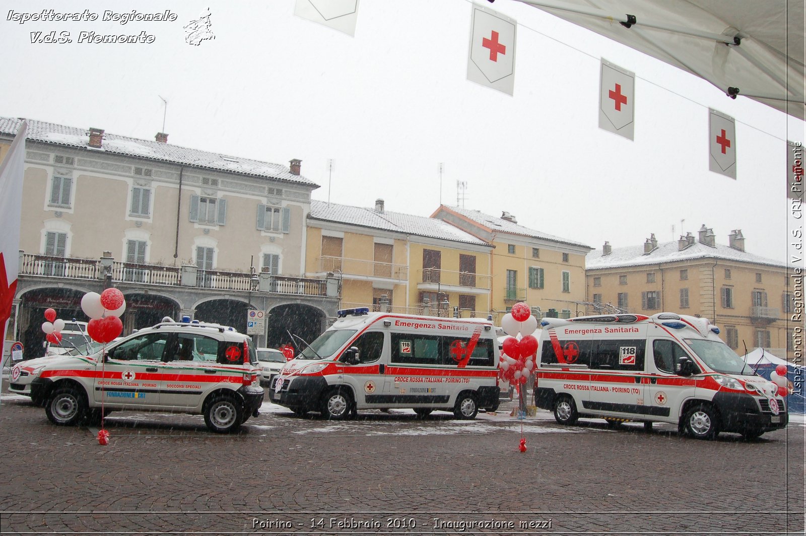 Poirino - 14 Febbraio 2010 - Inaugurazione mezzi -  Croce Rossa Italiana - Ispettorato Regionale Volontari del Soccorso Piemonte