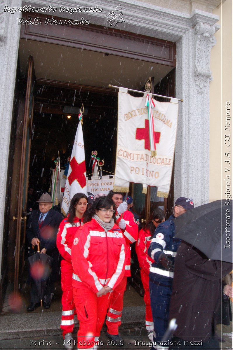 Poirino - 14 Febbraio 2010 - Inaugurazione mezzi -  Croce Rossa Italiana - Ispettorato Regionale Volontari del Soccorso Piemonte