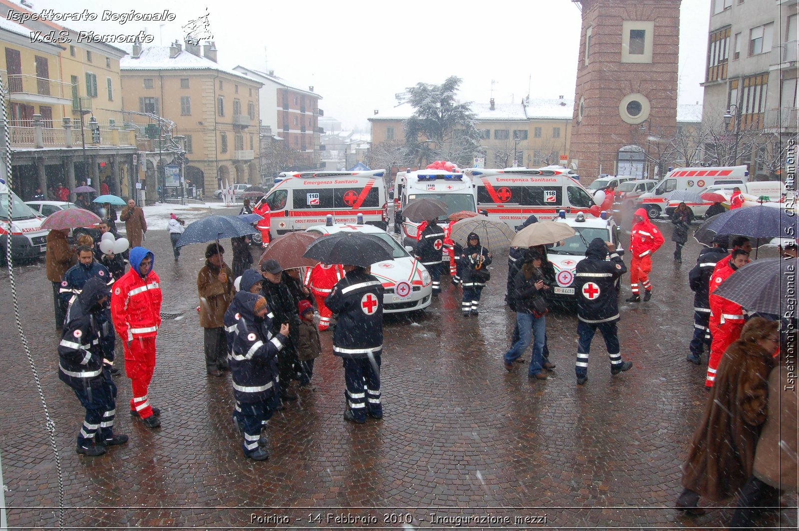 Poirino - 14 Febbraio 2010 - Inaugurazione mezzi -  Croce Rossa Italiana - Ispettorato Regionale Volontari del Soccorso Piemonte