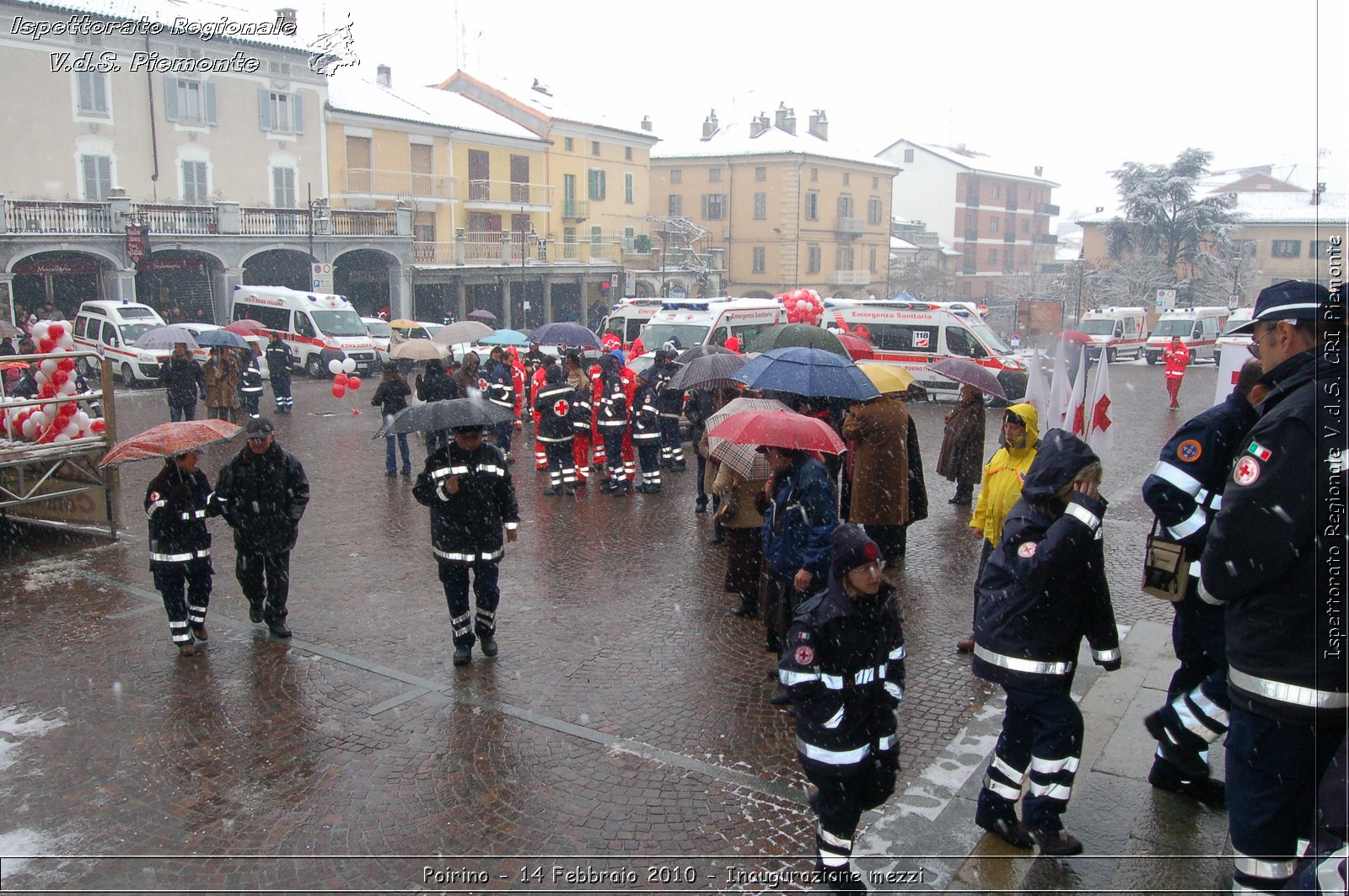 Poirino - 14 Febbraio 2010 - Inaugurazione mezzi -  Croce Rossa Italiana - Ispettorato Regionale Volontari del Soccorso Piemonte