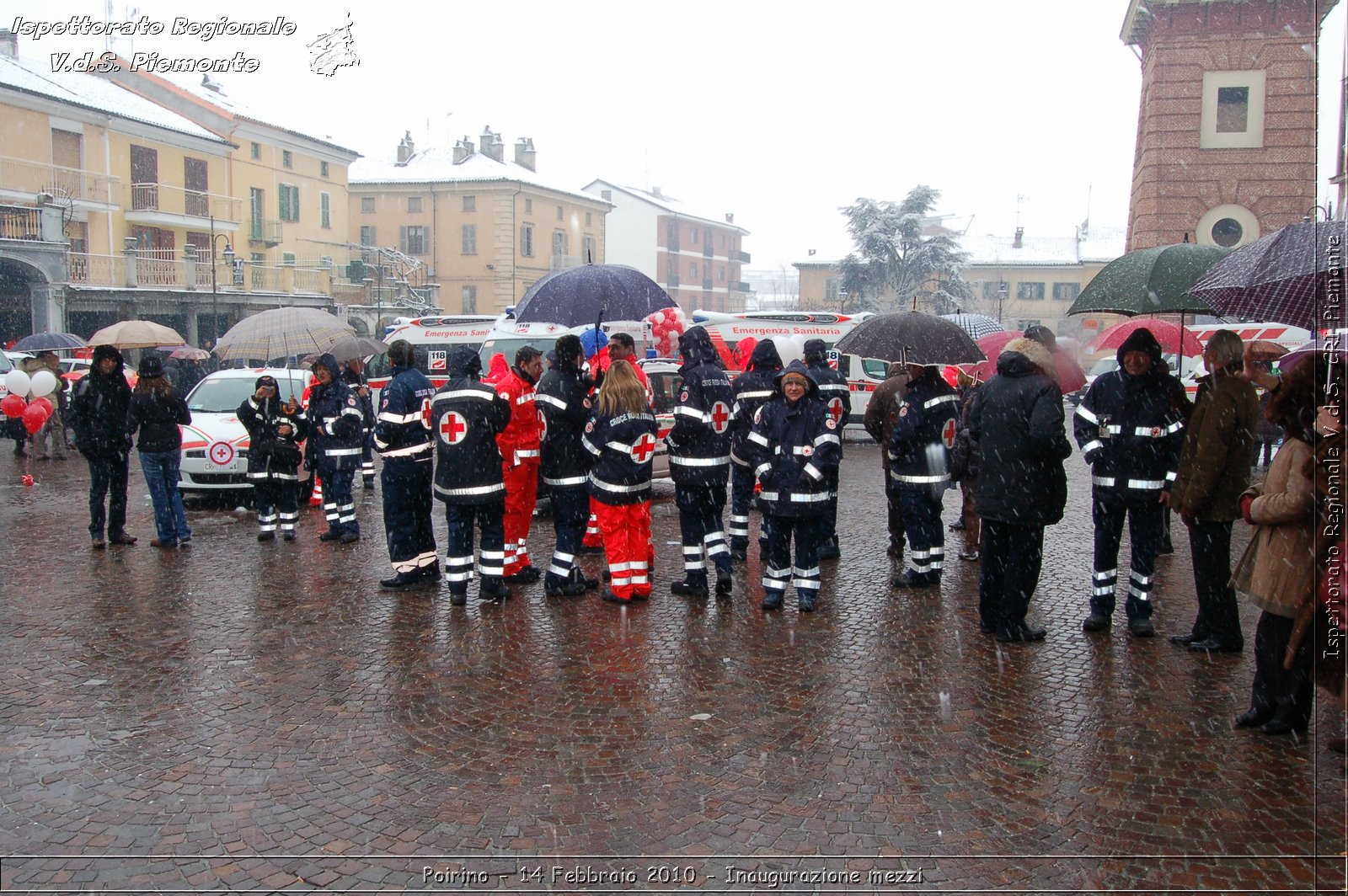 Poirino - 14 Febbraio 2010 - Inaugurazione mezzi -  Croce Rossa Italiana - Ispettorato Regionale Volontari del Soccorso Piemonte