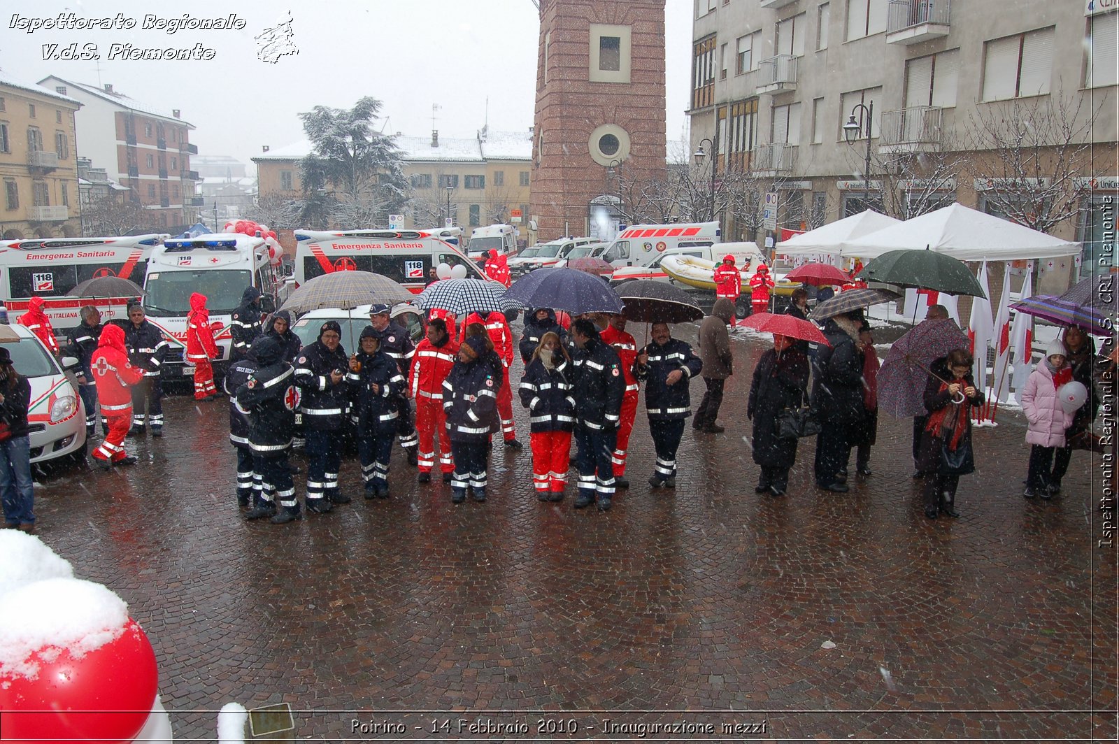 Poirino - 14 Febbraio 2010 - Inaugurazione mezzi -  Croce Rossa Italiana - Ispettorato Regionale Volontari del Soccorso Piemonte