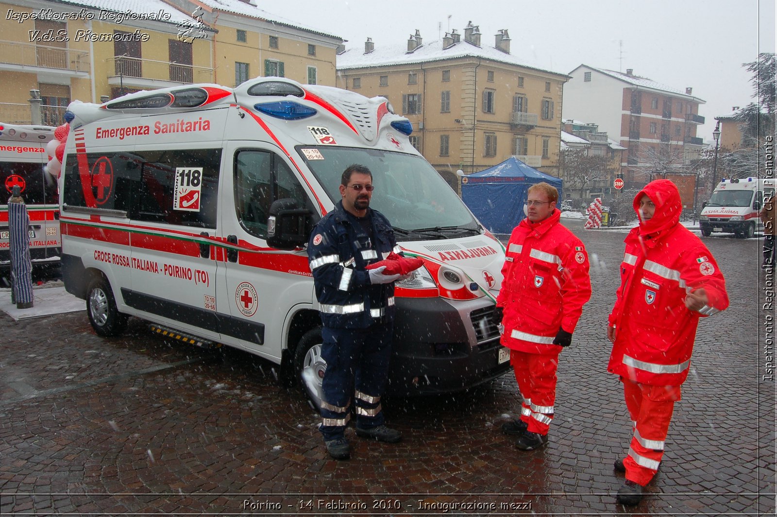 Poirino - 14 Febbraio 2010 - Inaugurazione mezzi -  Croce Rossa Italiana - Ispettorato Regionale Volontari del Soccorso Piemonte