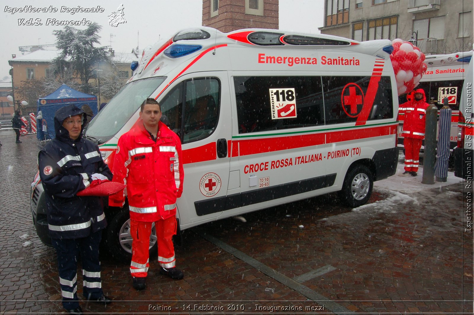 Poirino - 14 Febbraio 2010 - Inaugurazione mezzi -  Croce Rossa Italiana - Ispettorato Regionale Volontari del Soccorso Piemonte