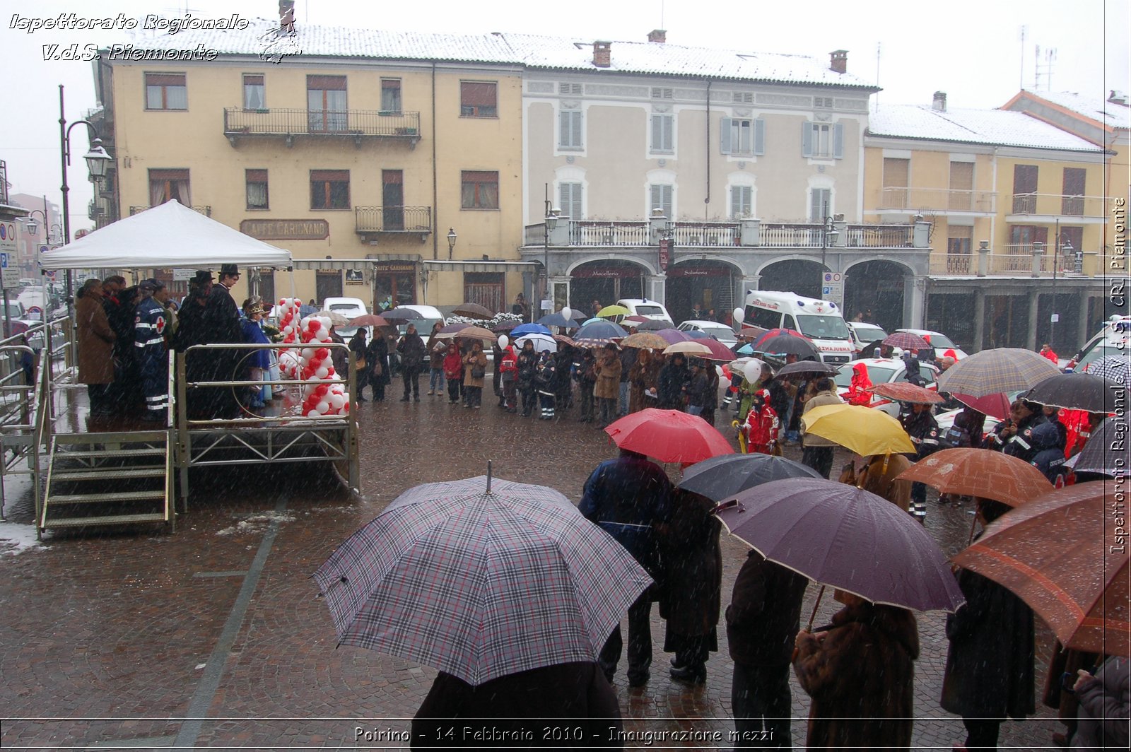 Poirino - 14 Febbraio 2010 - Inaugurazione mezzi -  Croce Rossa Italiana - Ispettorato Regionale Volontari del Soccorso Piemonte