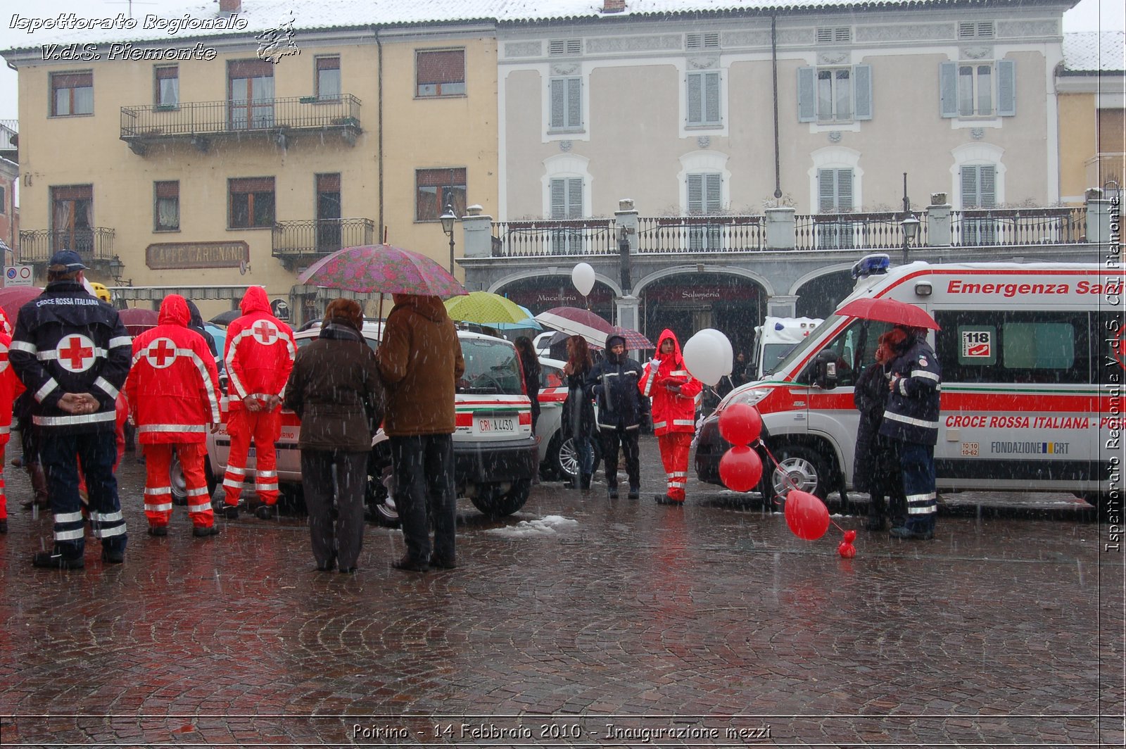 Poirino - 14 Febbraio 2010 - Inaugurazione mezzi -  Croce Rossa Italiana - Ispettorato Regionale Volontari del Soccorso Piemonte