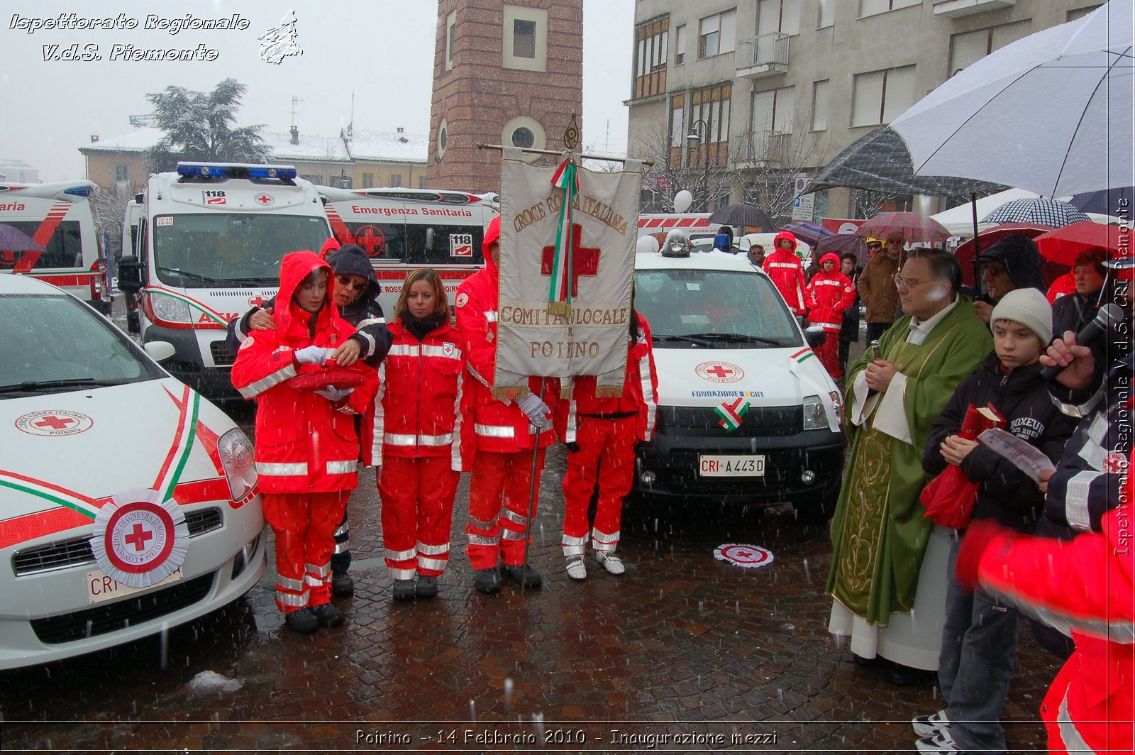 Poirino - 14 Febbraio 2010 - Inaugurazione mezzi -  Croce Rossa Italiana - Ispettorato Regionale Volontari del Soccorso Piemonte