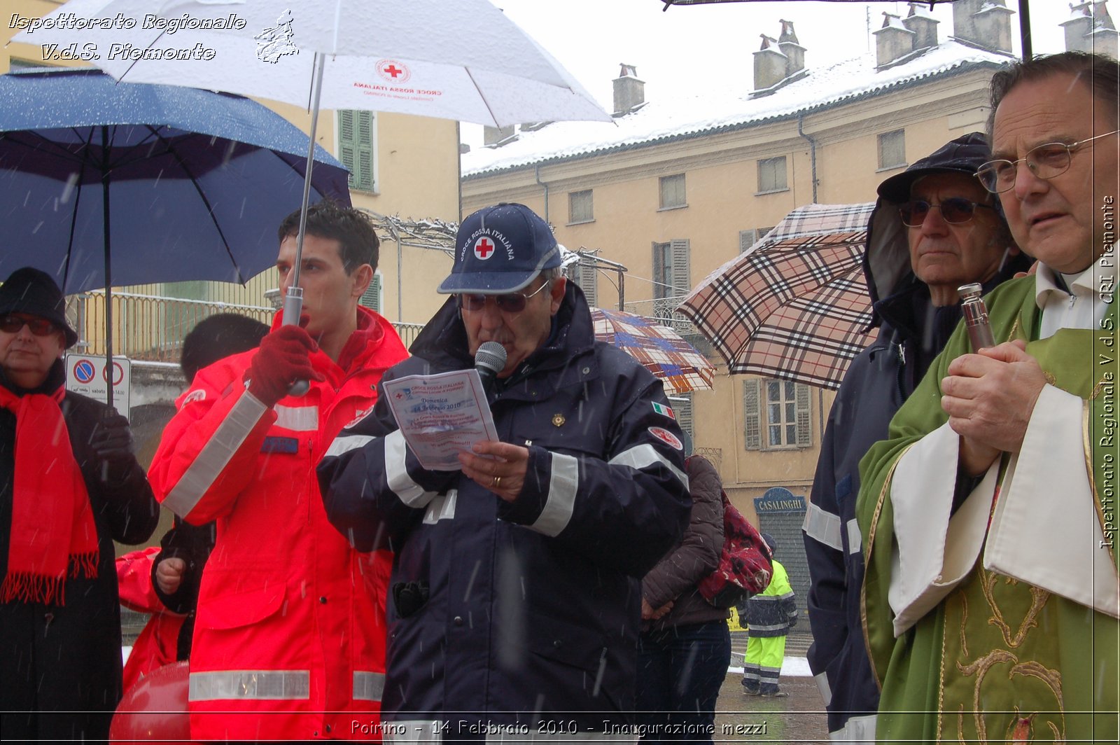 Poirino - 14 Febbraio 2010 - Inaugurazione mezzi -  Croce Rossa Italiana - Ispettorato Regionale Volontari del Soccorso Piemonte