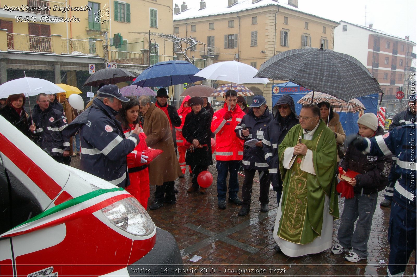 Poirino - 14 Febbraio 2010 - Inaugurazione mezzi -  Croce Rossa Italiana - Ispettorato Regionale Volontari del Soccorso Piemonte