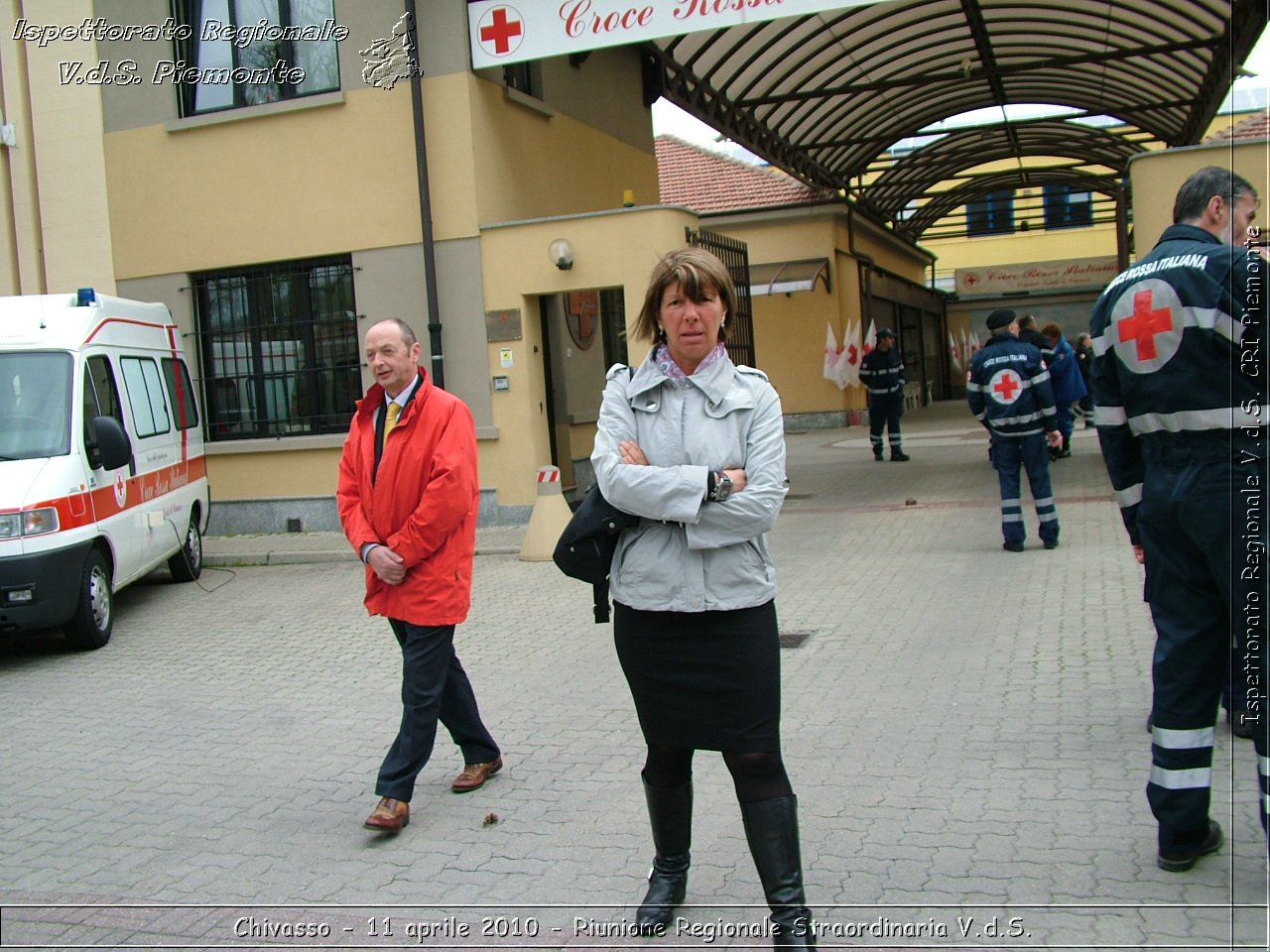 Chivasso - 11 aprile 2010 - Riunione Regionale Straordinaria V.d.S. -  Croce Rossa Italiana - Ispettorato Regionale Volontari del Soccorso Piemonte