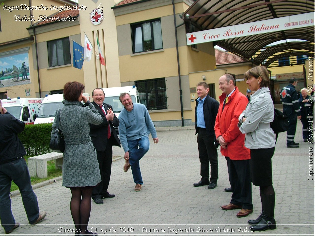 Chivasso - 11 aprile 2010 - Riunione Regionale Straordinaria V.d.S. -  Croce Rossa Italiana - Ispettorato Regionale Volontari del Soccorso Piemonte