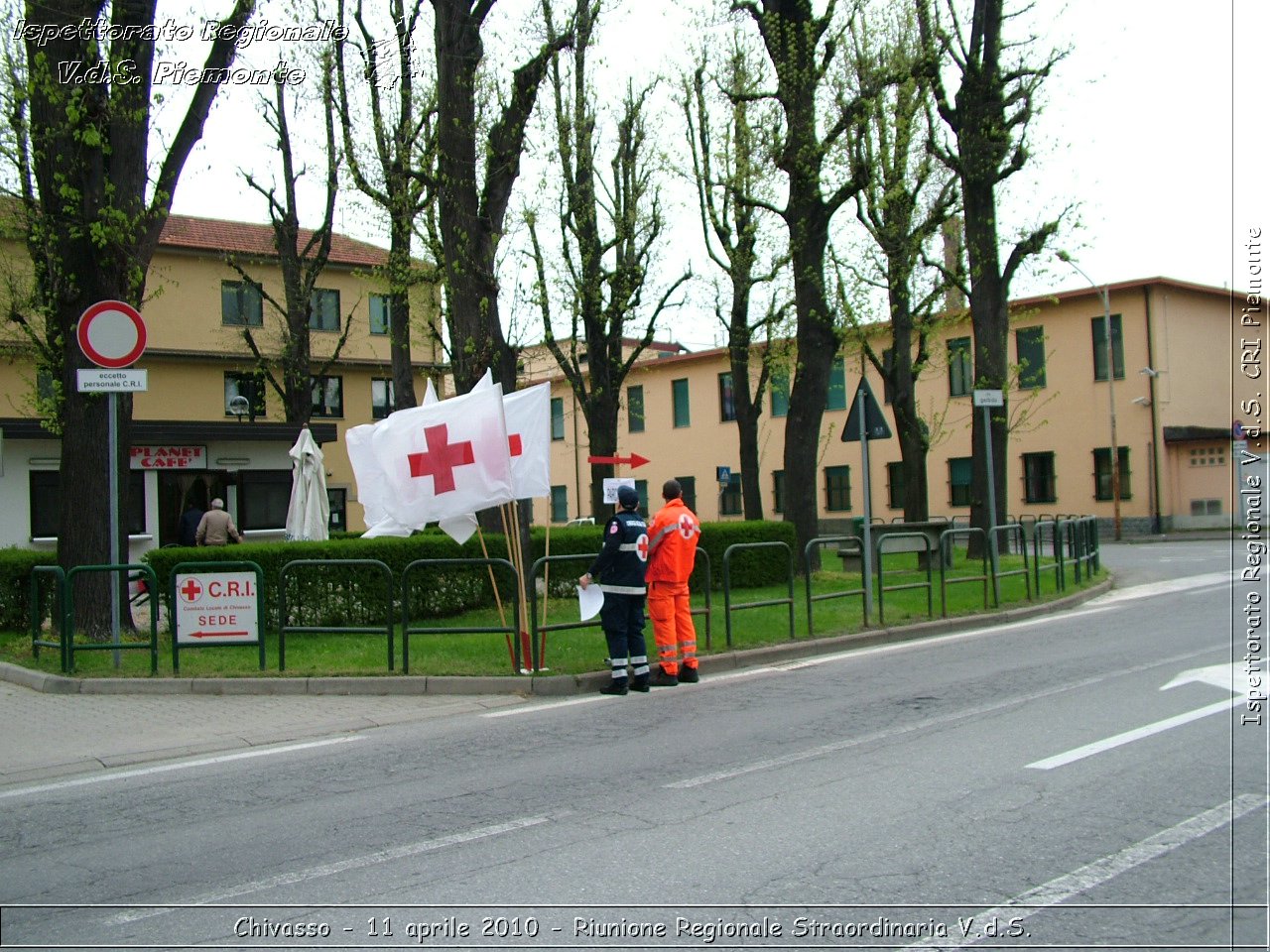 Chivasso - 11 aprile 2010 - Riunione Regionale Straordinaria V.d.S. -  Croce Rossa Italiana - Ispettorato Regionale Volontari del Soccorso Piemonte