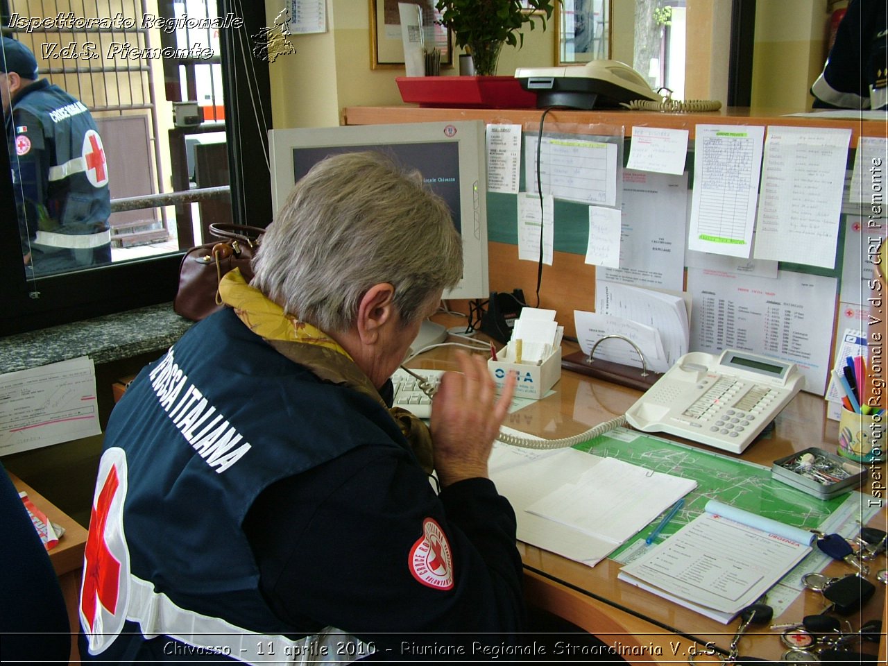 Chivasso - 11 aprile 2010 - Riunione Regionale Straordinaria V.d.S. -  Croce Rossa Italiana - Ispettorato Regionale Volontari del Soccorso Piemonte