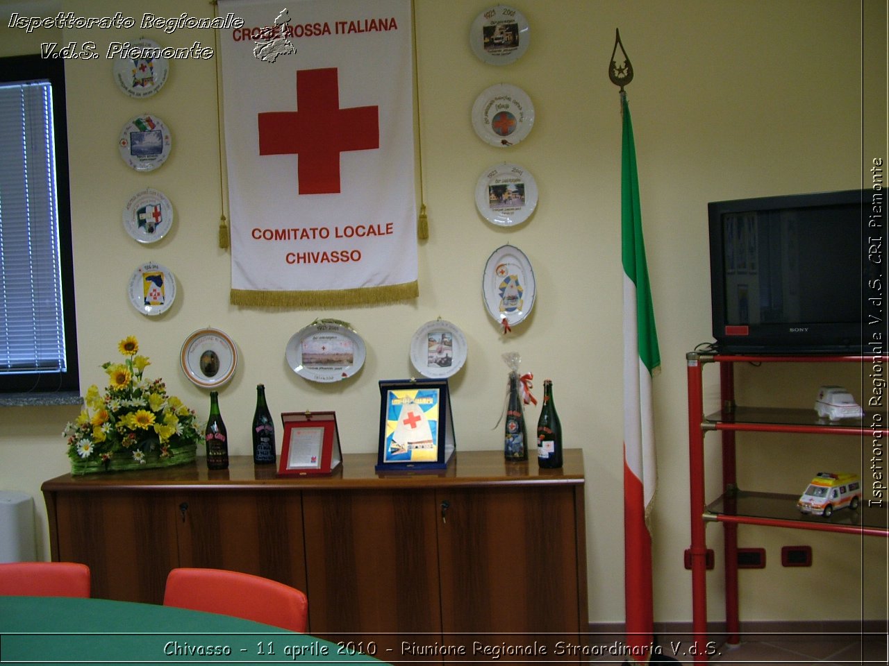 Chivasso - 11 aprile 2010 - Riunione Regionale Straordinaria V.d.S. -  Croce Rossa Italiana - Ispettorato Regionale Volontari del Soccorso Piemonte