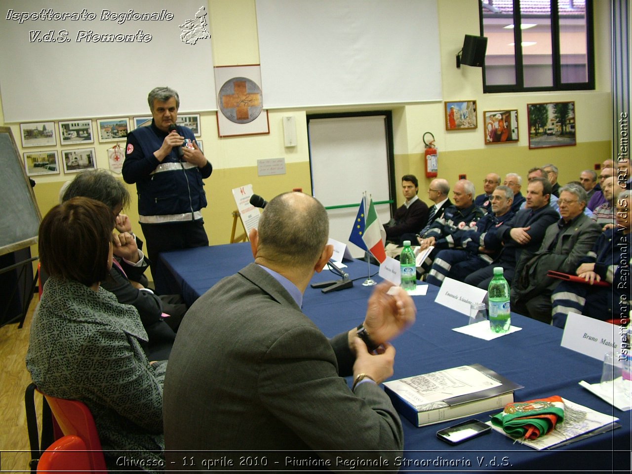 Chivasso - 11 aprile 2010 - Riunione Regionale Straordinaria V.d.S. -  Croce Rossa Italiana - Ispettorato Regionale Volontari del Soccorso Piemonte