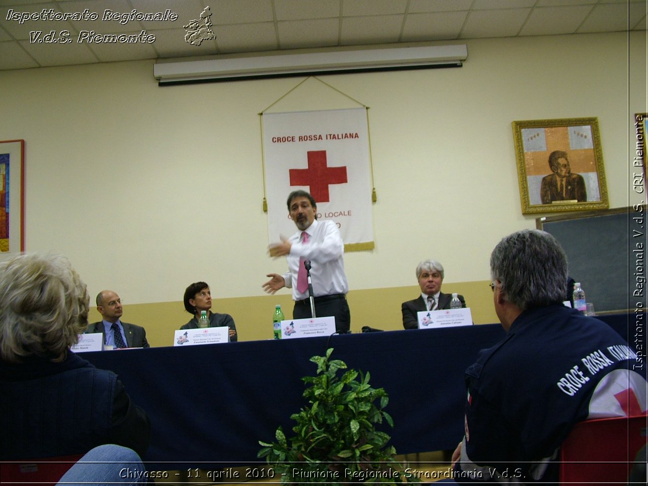 Chivasso - 11 aprile 2010 - Riunione Regionale Straordinaria V.d.S. -  Croce Rossa Italiana - Ispettorato Regionale Volontari del Soccorso Piemonte