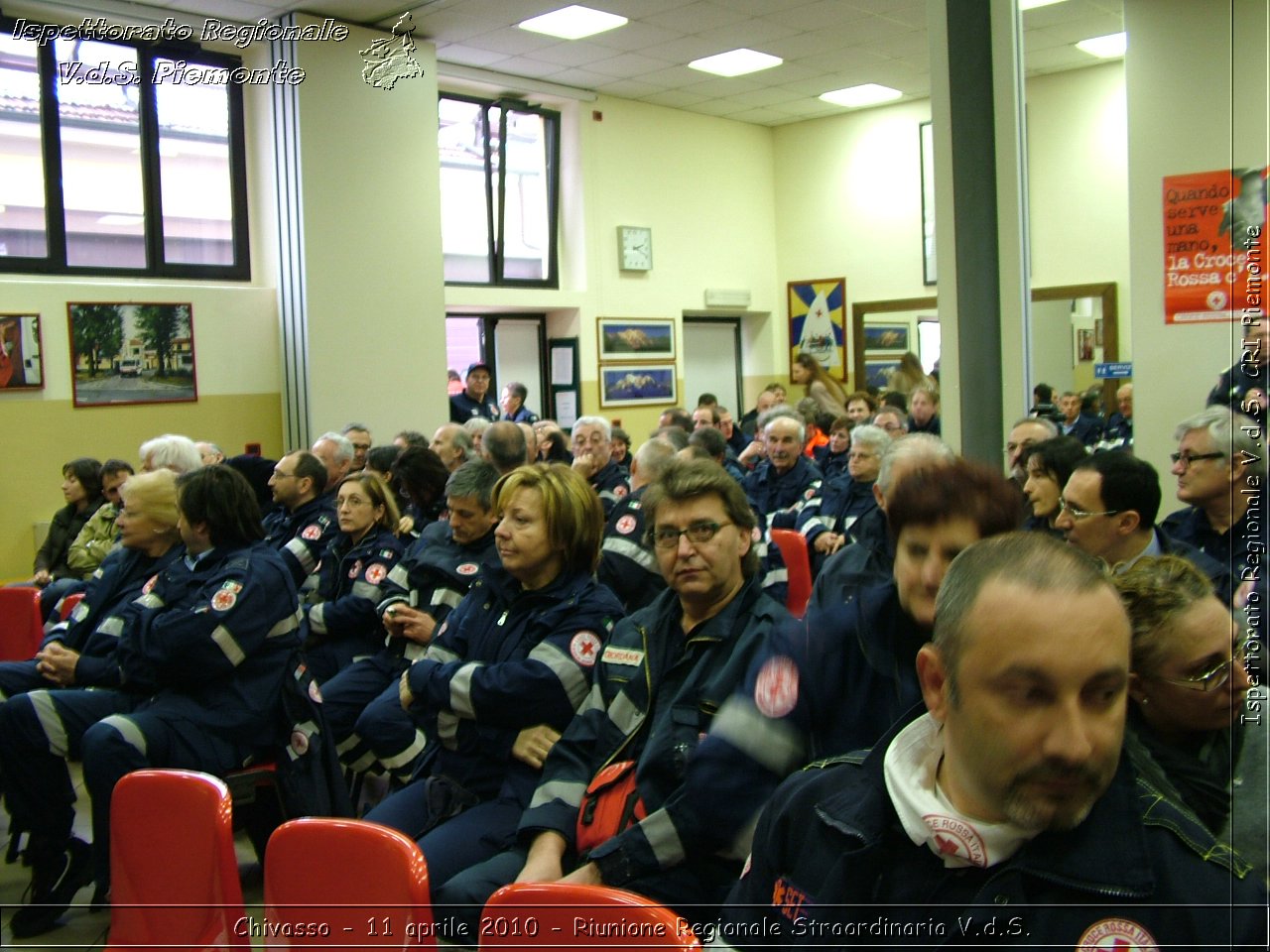 Chivasso - 11 aprile 2010 - Riunione Regionale Straordinaria V.d.S. -  Croce Rossa Italiana - Ispettorato Regionale Volontari del Soccorso Piemonte