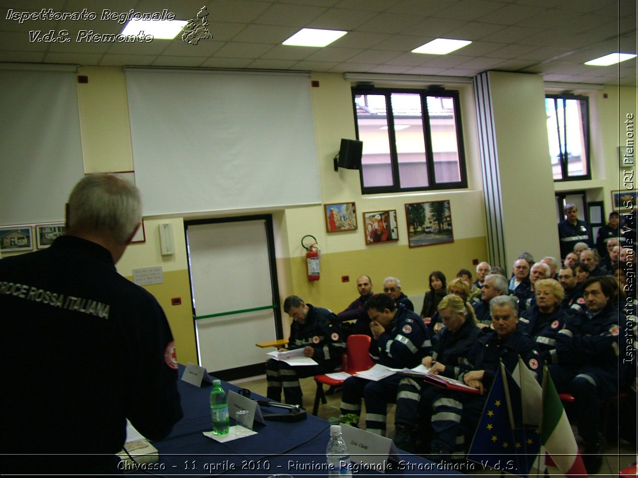 Chivasso - 11 aprile 2010 - Riunione Regionale Straordinaria V.d.S. -  Croce Rossa Italiana - Ispettorato Regionale Volontari del Soccorso Piemonte