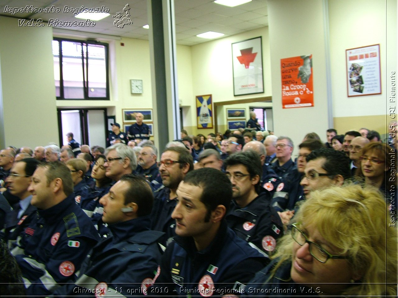 Chivasso - 11 aprile 2010 - Riunione Regionale Straordinaria V.d.S. -  Croce Rossa Italiana - Ispettorato Regionale Volontari del Soccorso Piemonte