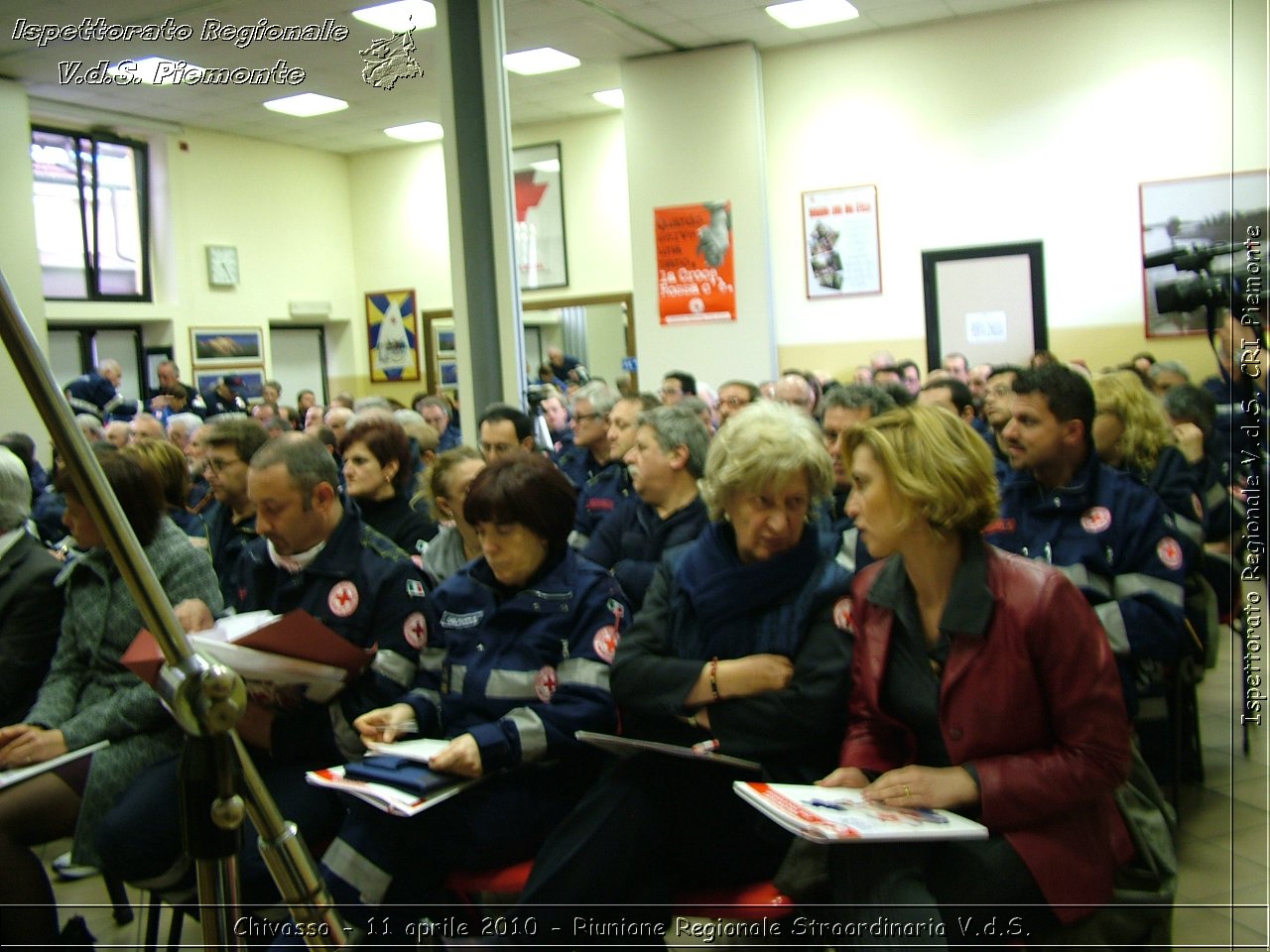 Chivasso - 11 aprile 2010 - Riunione Regionale Straordinaria V.d.S. -  Croce Rossa Italiana - Ispettorato Regionale Volontari del Soccorso Piemonte