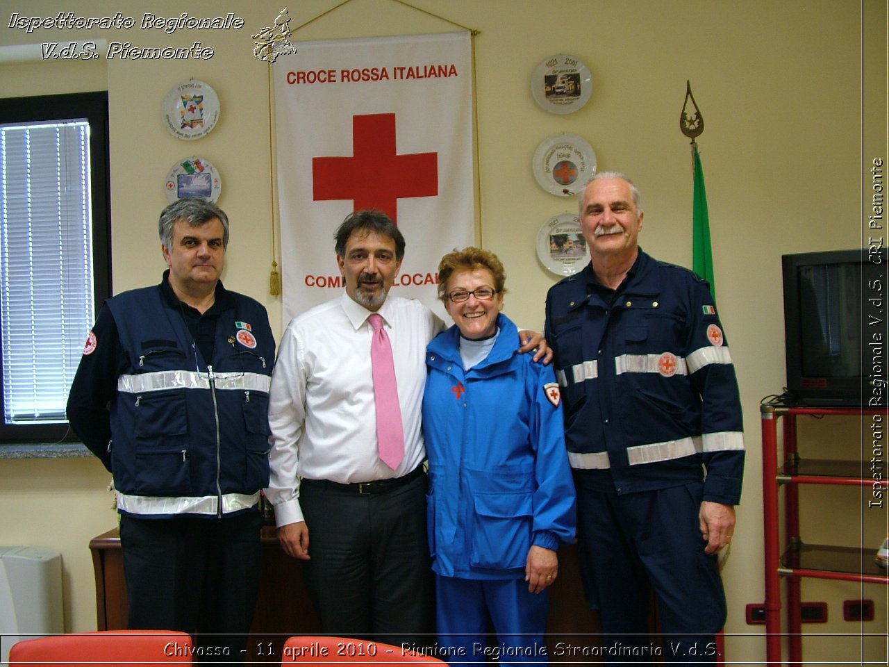 Chivasso - 11 aprile 2010 - Riunione Regionale Straordinaria V.d.S. -  Croce Rossa Italiana - Ispettorato Regionale Volontari del Soccorso Piemonte