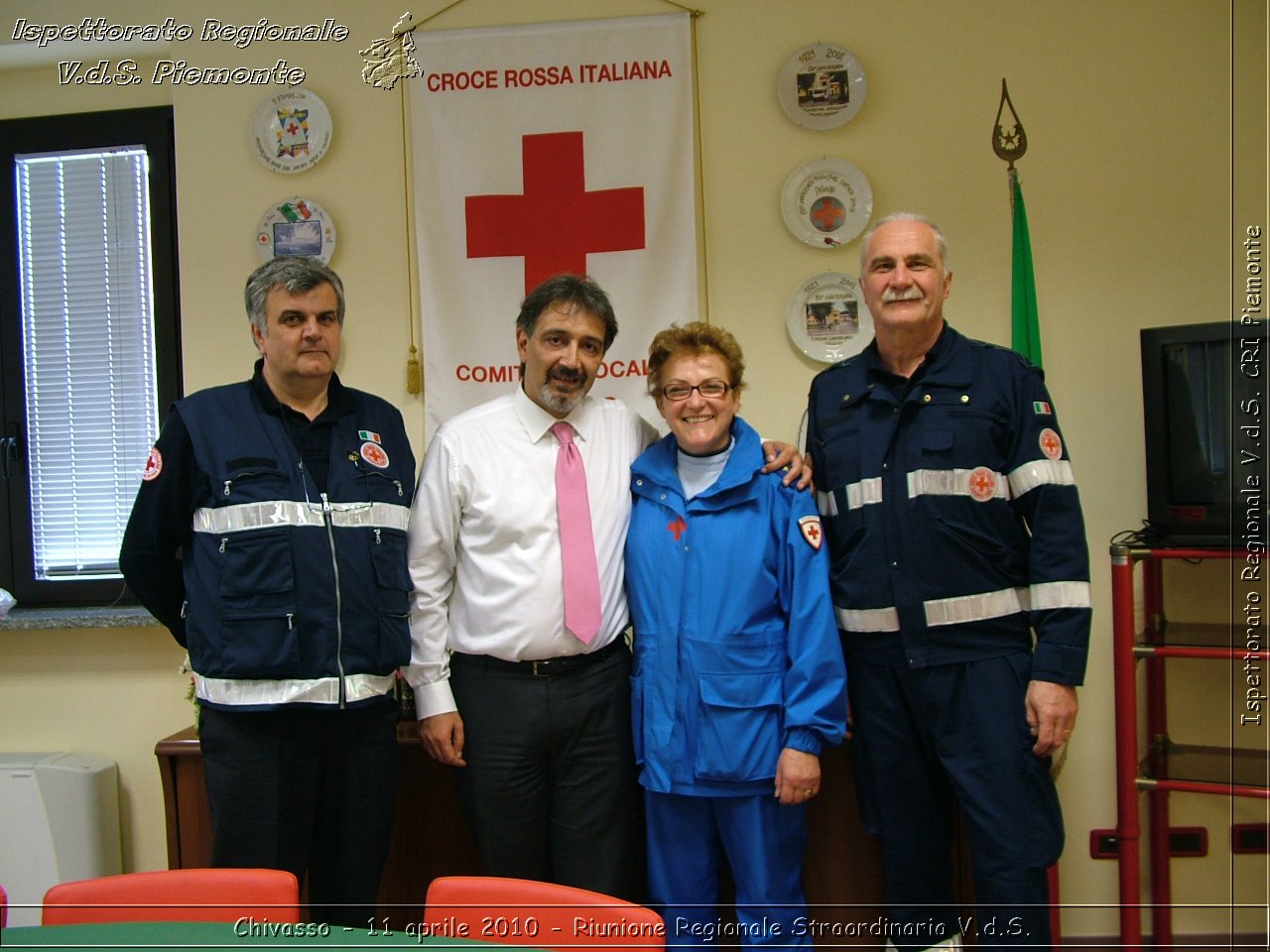 Chivasso - 11 aprile 2010 - Riunione Regionale Straordinaria V.d.S. -  Croce Rossa Italiana - Ispettorato Regionale Volontari del Soccorso Piemonte