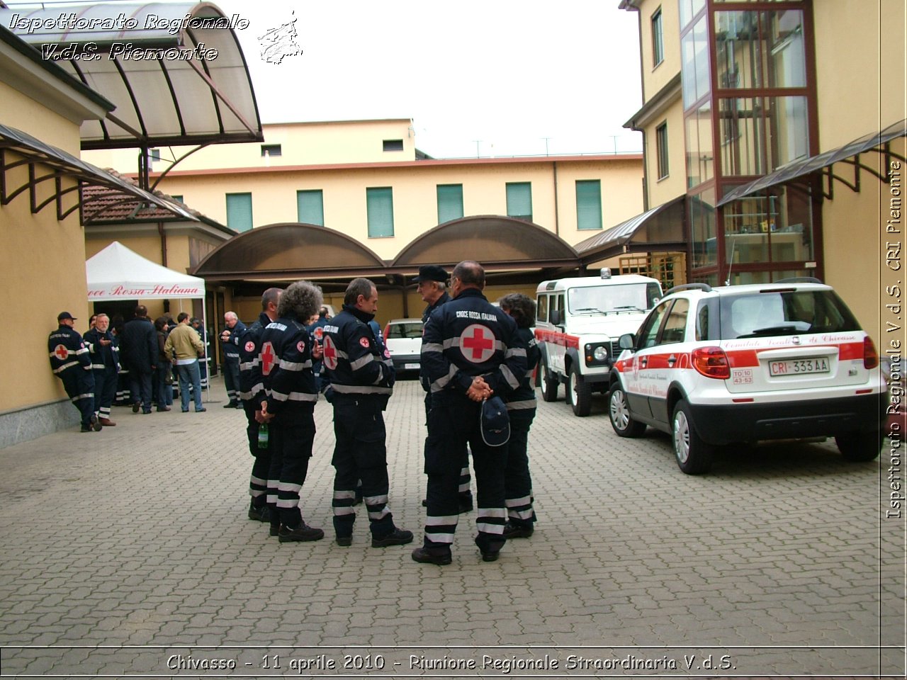 Chivasso - 11 aprile 2010 - Riunione Regionale Straordinaria V.d.S. -  Croce Rossa Italiana - Ispettorato Regionale Volontari del Soccorso Piemonte