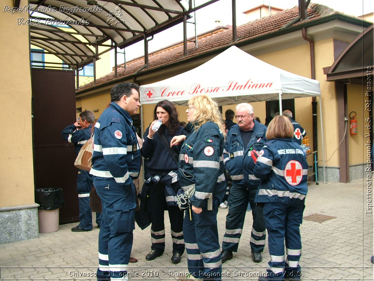 Chivasso - 11 aprile 2010 - Riunione Regionale Straordinaria V.d.S. -  Croce Rossa Italiana - Ispettorato Regionale Volontari del Soccorso Piemonte