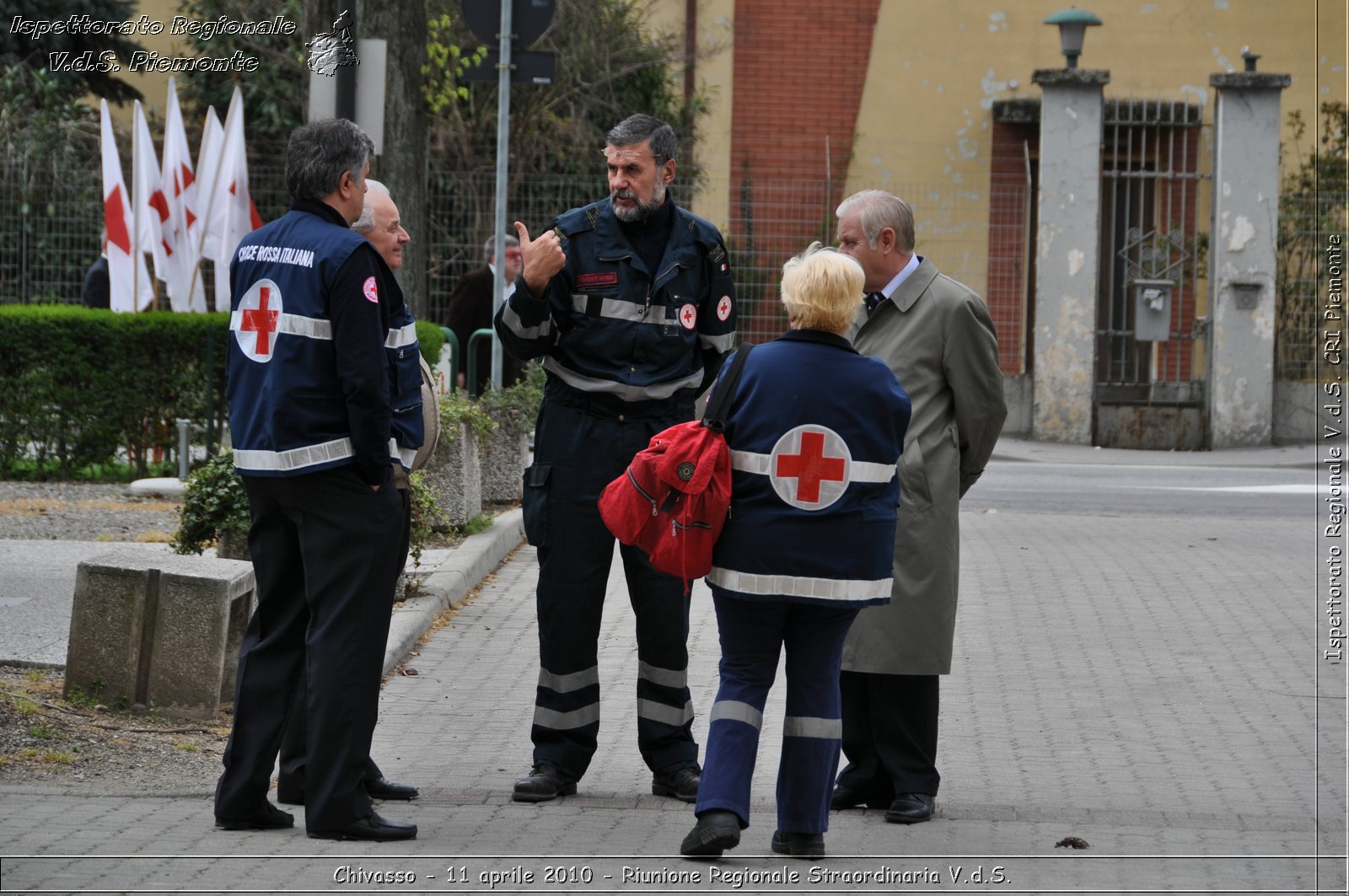 Chivasso - 11 aprile 2010 - Riunione Regionale Straordinaria V.d.S. -  Croce Rossa Italiana - Ispettorato Regionale Volontari del Soccorso Piemonte