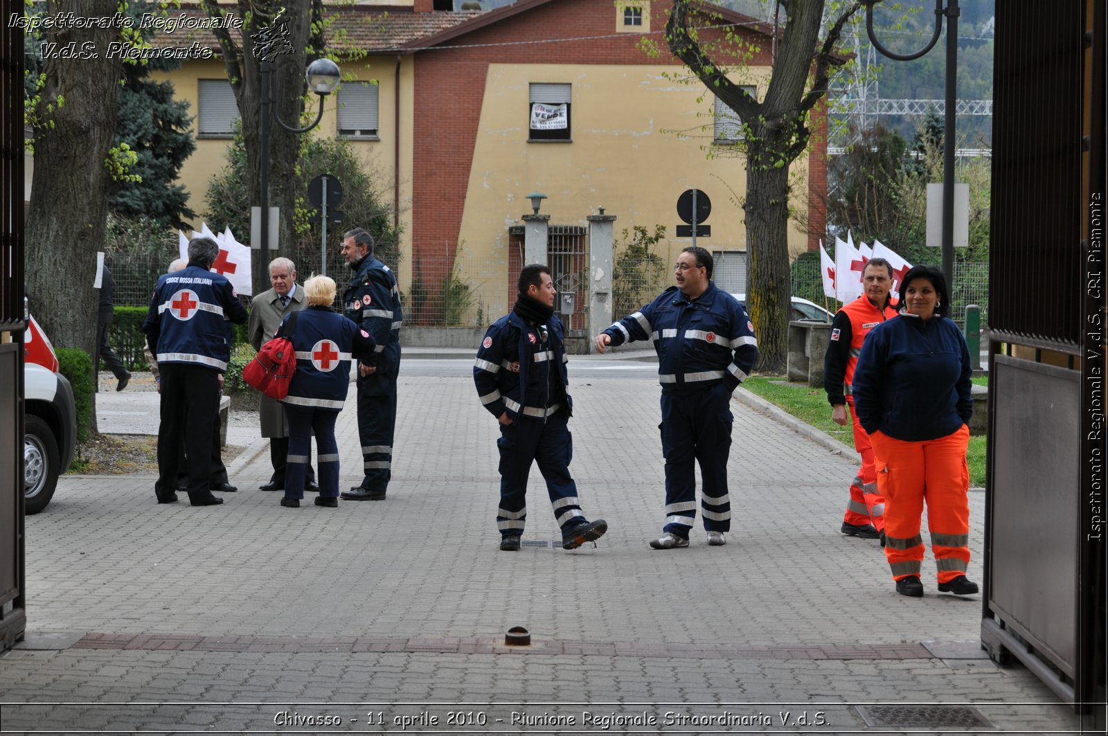 Chivasso - 11 aprile 2010 - Riunione Regionale Straordinaria V.d.S. -  Croce Rossa Italiana - Ispettorato Regionale Volontari del Soccorso Piemonte