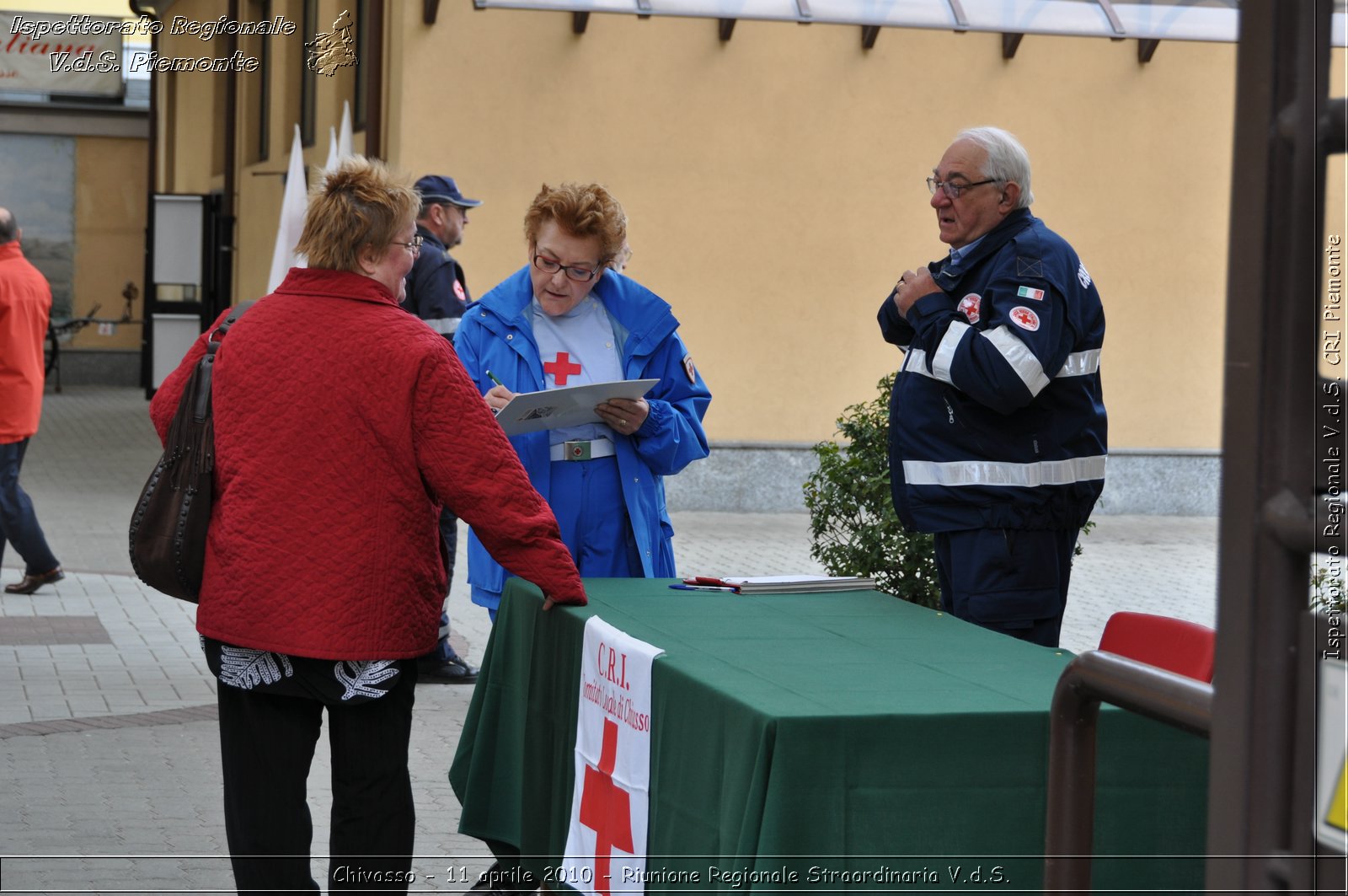 Chivasso - 11 aprile 2010 - Riunione Regionale Straordinaria V.d.S. -  Croce Rossa Italiana - Ispettorato Regionale Volontari del Soccorso Piemonte