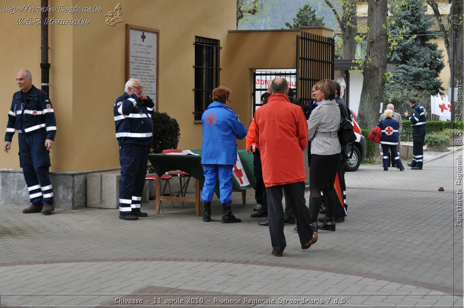 Chivasso - 11 aprile 2010 - Riunione Regionale Straordinaria V.d.S. -  Croce Rossa Italiana - Ispettorato Regionale Volontari del Soccorso Piemonte