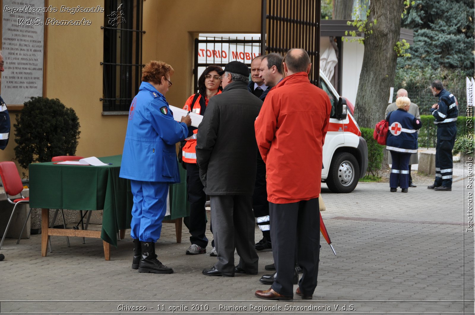 Chivasso - 11 aprile 2010 - Riunione Regionale Straordinaria V.d.S. -  Croce Rossa Italiana - Ispettorato Regionale Volontari del Soccorso Piemonte
