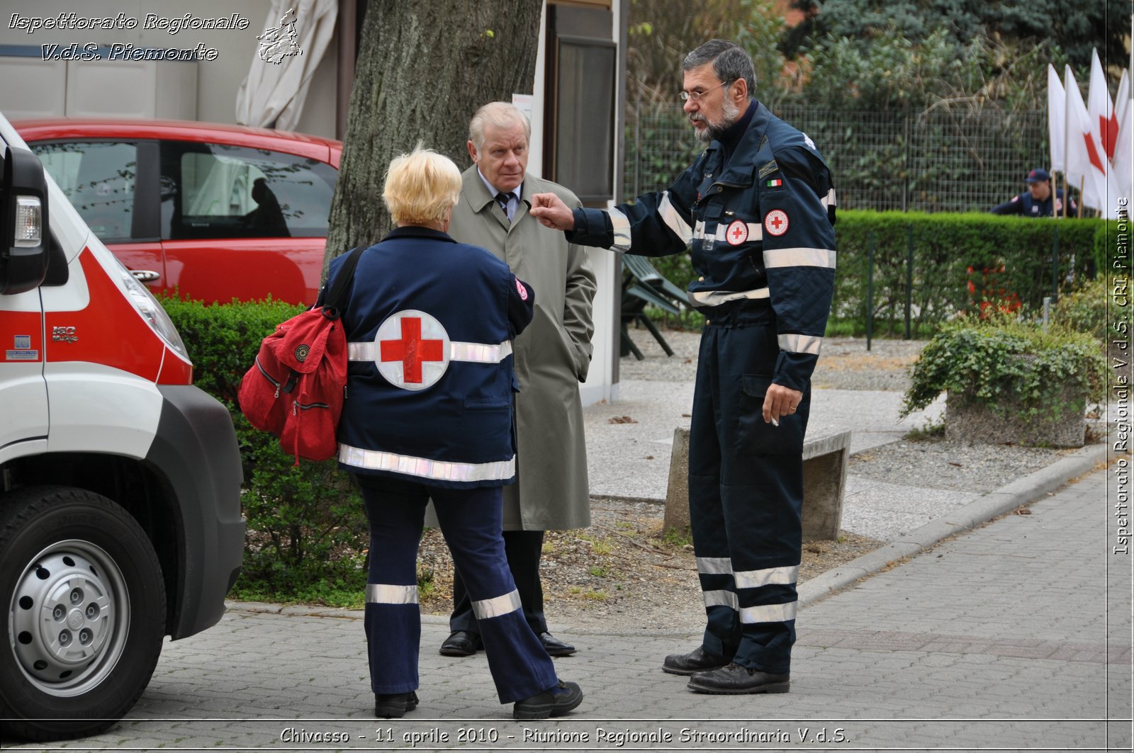 Chivasso - 11 aprile 2010 - Riunione Regionale Straordinaria V.d.S. -  Croce Rossa Italiana - Ispettorato Regionale Volontari del Soccorso Piemonte